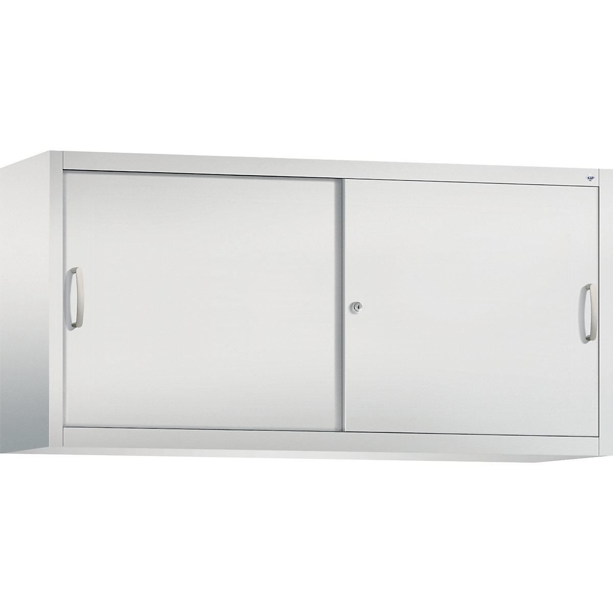 ACURADO add-on cupboard with sliding doors – C+P, 2 shelves, HxWxD 790 x 1600 x 400 mm, light grey-15