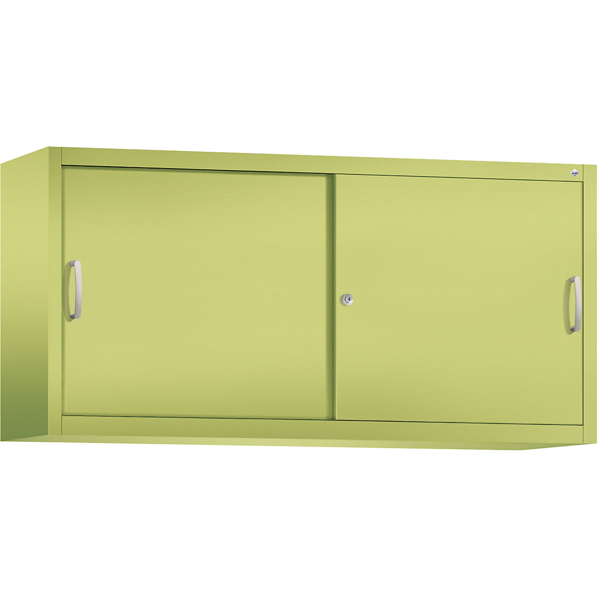 ACURADO add-on cupboard with sliding doors – C+P, 2 shelves, HxWxD 790 x 1600 x 400 mm, viridian green-13