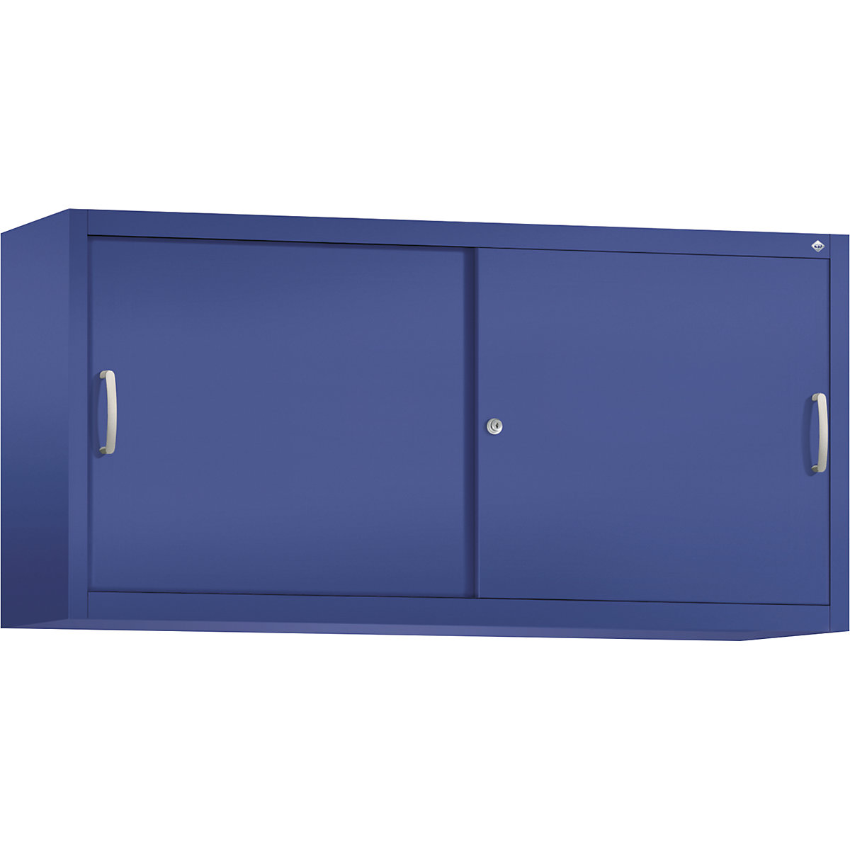 ACURADO add-on cupboard with sliding doors – C+P, 2 shelves, HxWxD 790 x 1600 x 400 mm, lapis blue-14