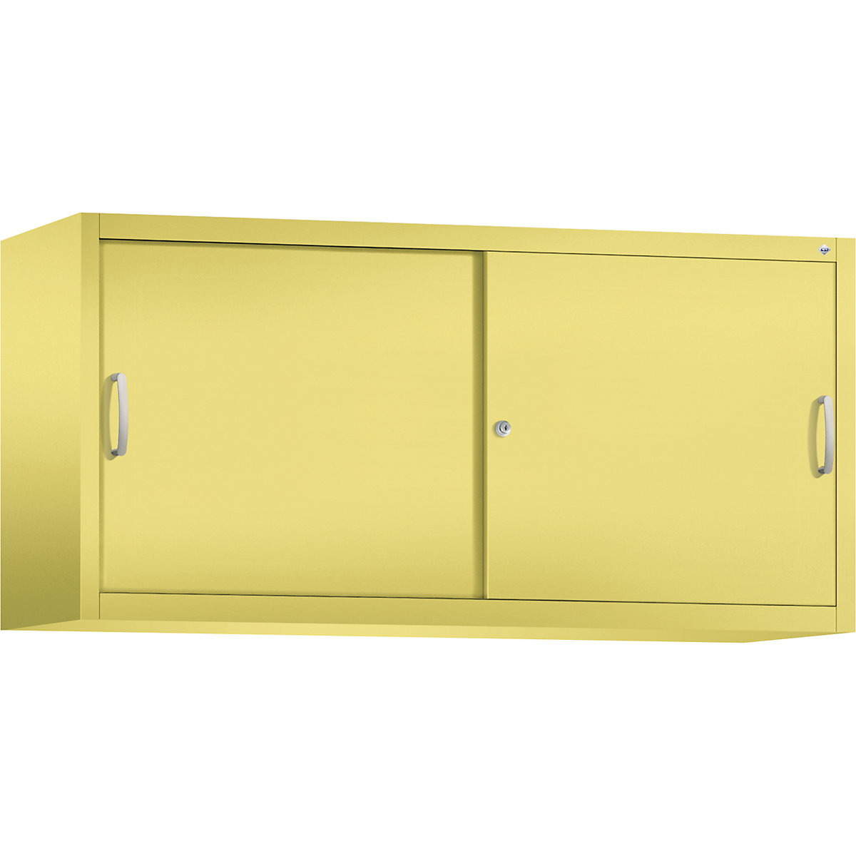 ACURADO add-on cupboard with sliding doors – C+P, 2 shelves, HxWxD 790 x 1600 x 500 mm, sulphur yellow-14