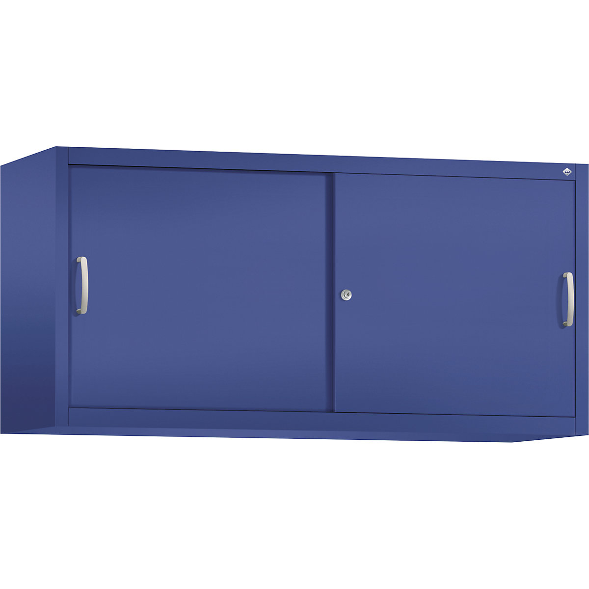 ACURADO add-on cupboard with sliding doors – C+P, 2 shelves, HxWxD 790 x 1600 x 500 mm, lapis blue-19
