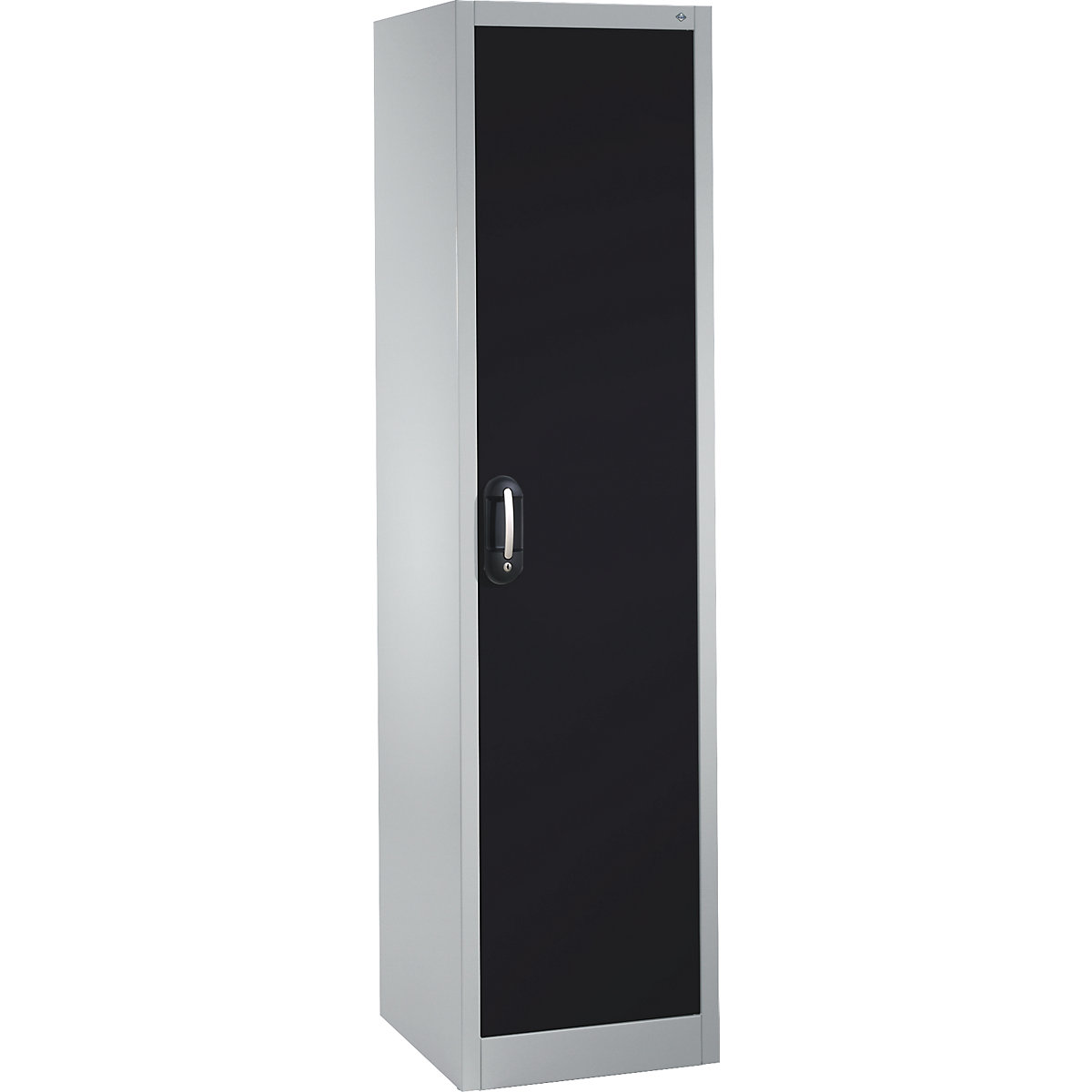 C+P – ACURADO universal cupboard, WxD 500 x 500 mm, light grey / black grey