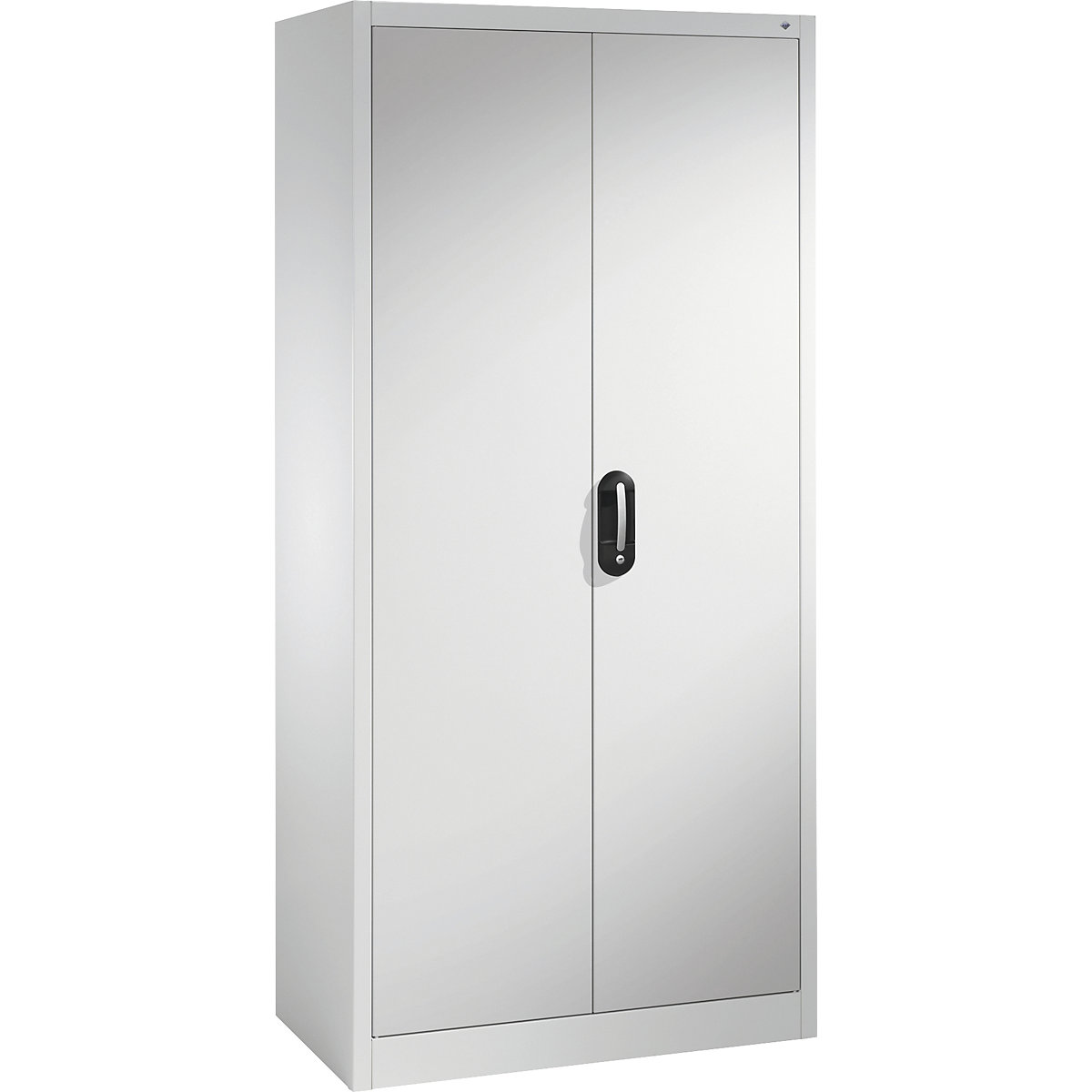 ACURADO universal cupboard – C+P, WxD 930 x 400 mm, light grey / white aluminium, 2+ items-30