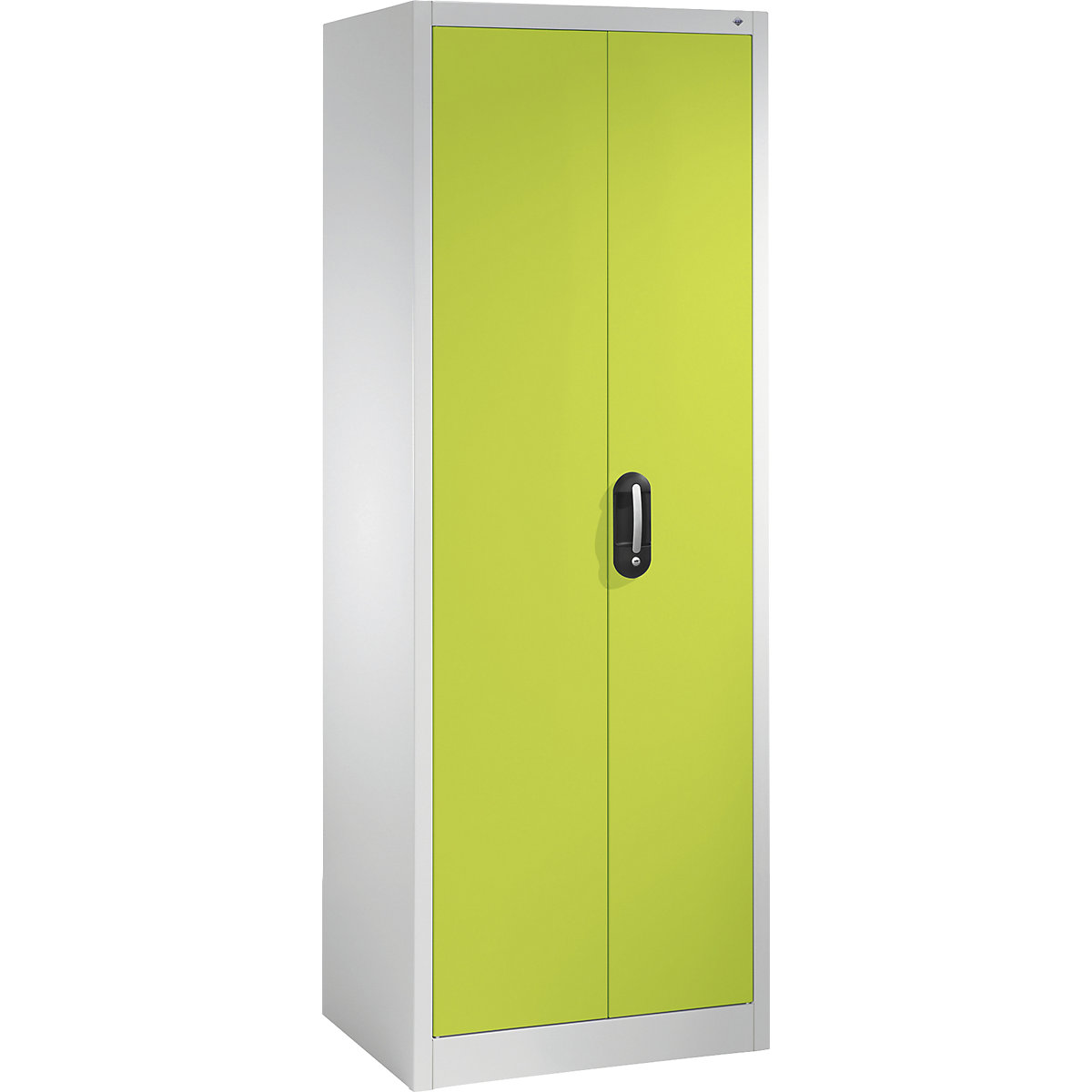 C+P – ACURADO universal cupboard, WxD 700 x 500 mm, light grey / viridian green