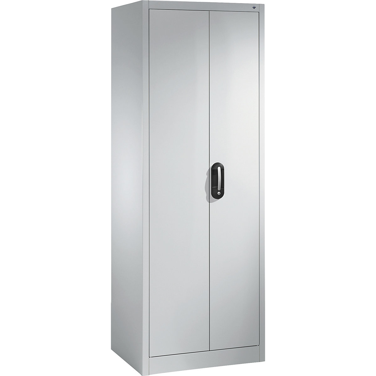 C+P – ACURADO universal cupboard, WxD 700 x 500 mm, white aluminium / white aluminium