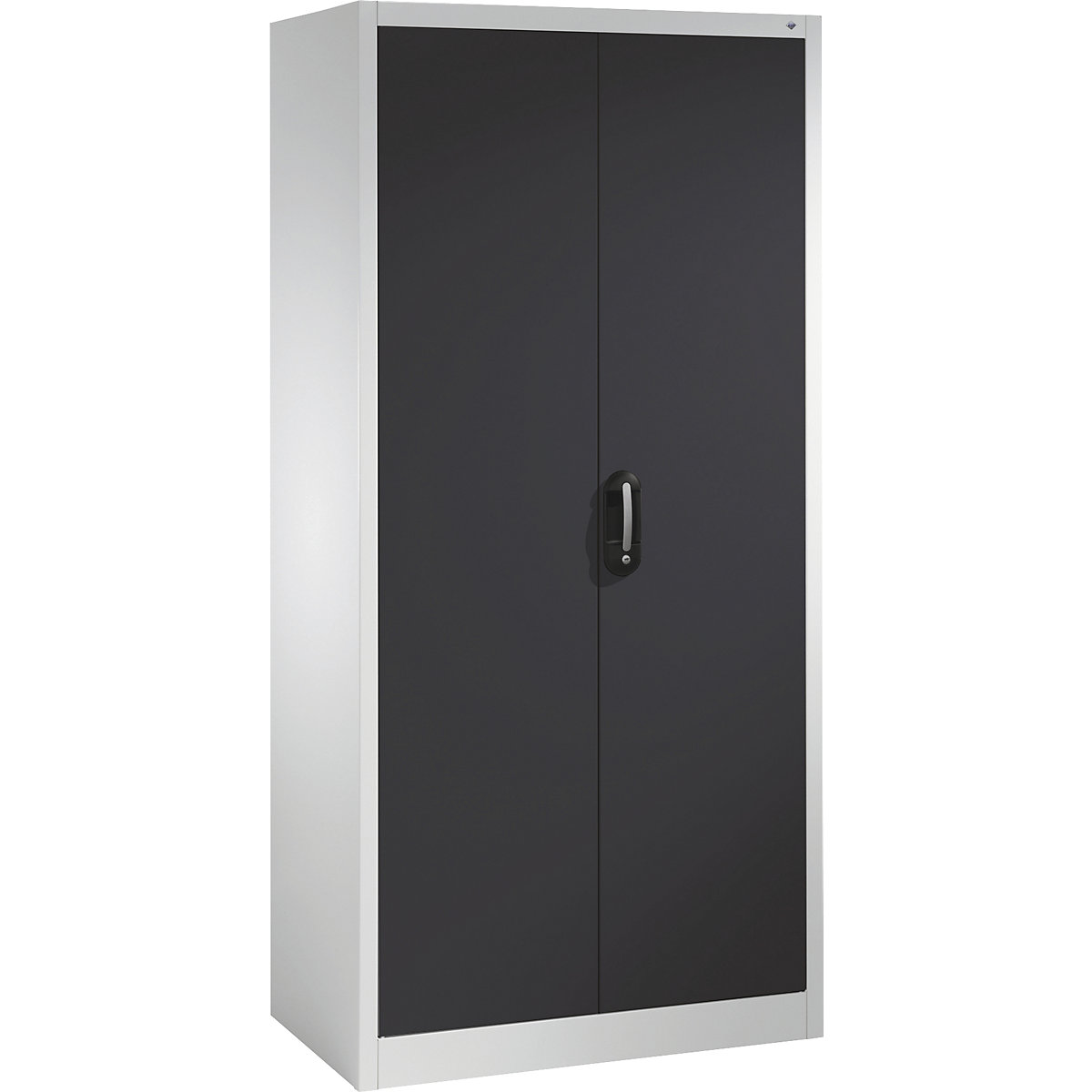 ACURADO universal cupboard – C+P, WxD 930 x 500 mm, light grey / black grey-29