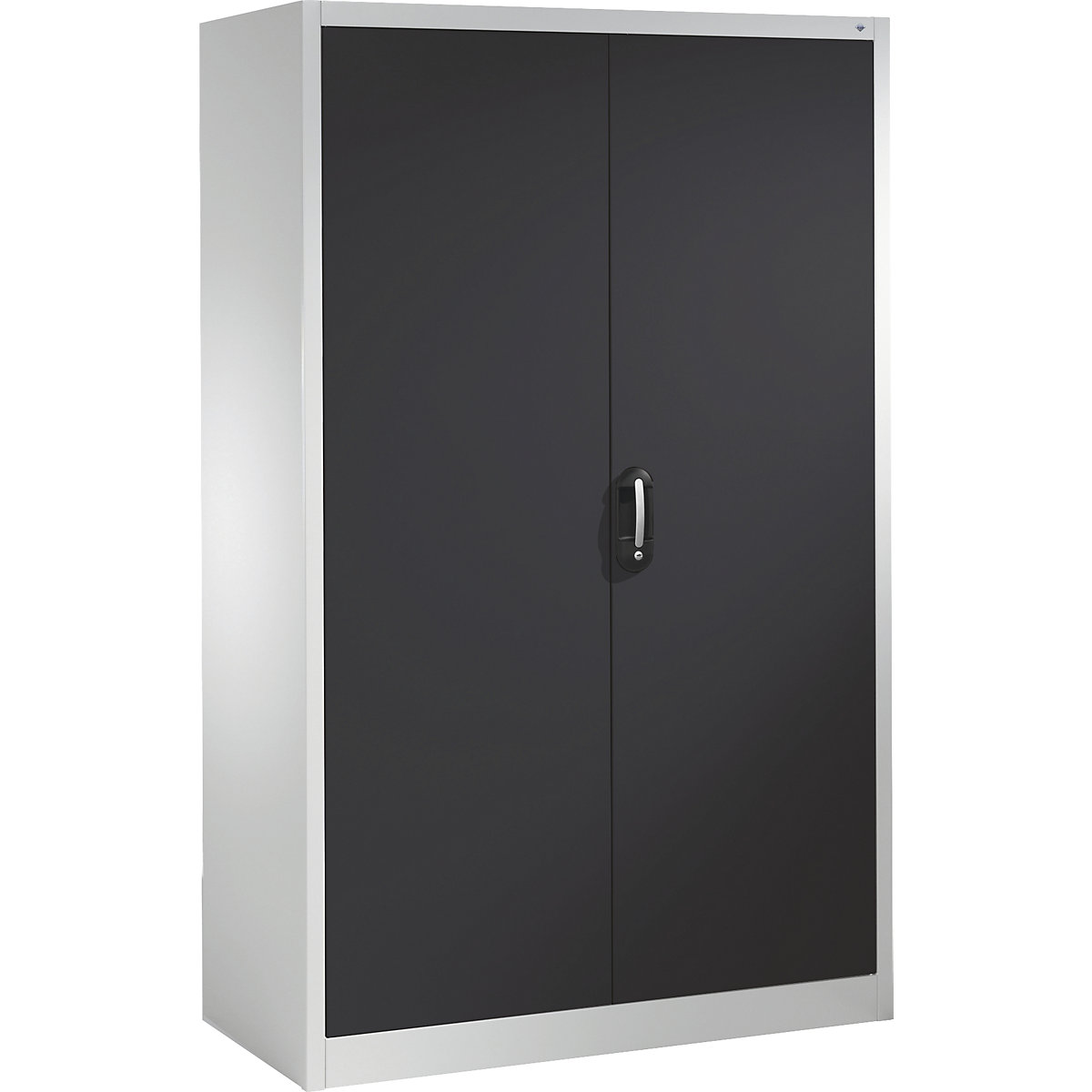 ACURADO universal cupboard – C+P, WxD 1200 x 600 mm, light grey / black grey-23