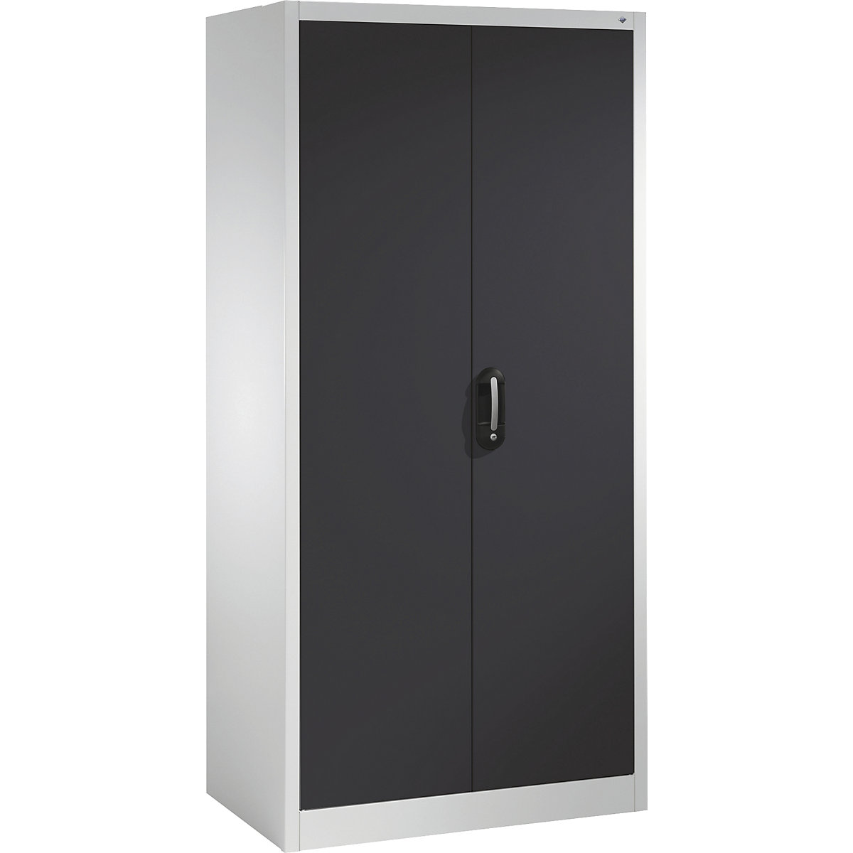 ACURADO universal cupboard – C+P, WxD 930 x 600 mm, light grey / black grey-30