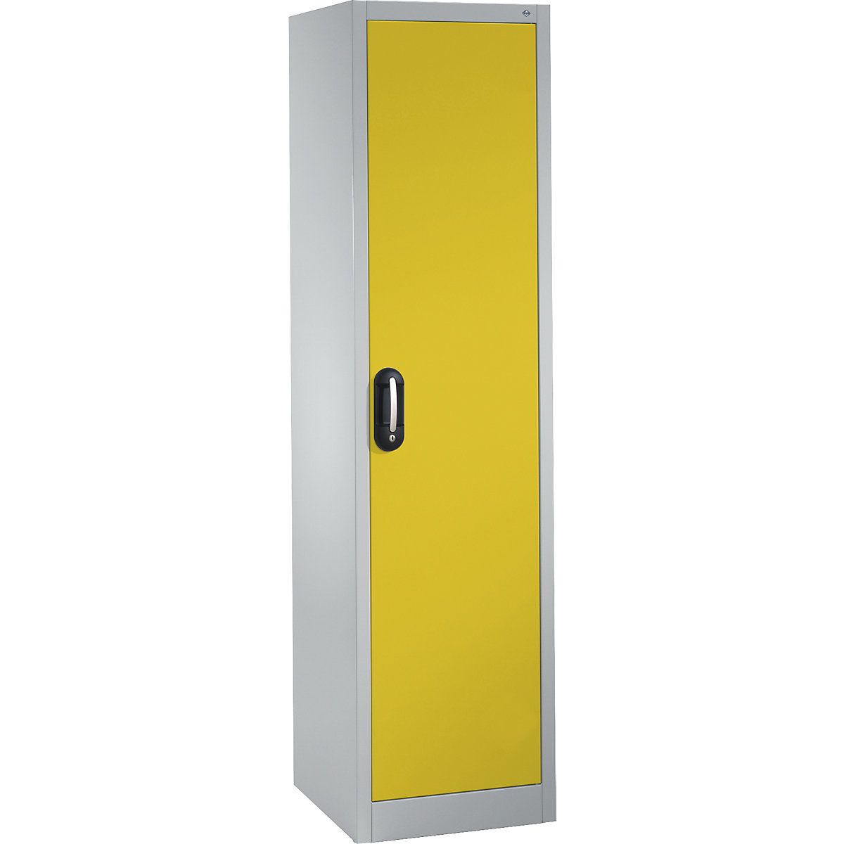 C+P – ACURADO universal cupboard, WxD 500 x 500 mm, light grey / sun yellow