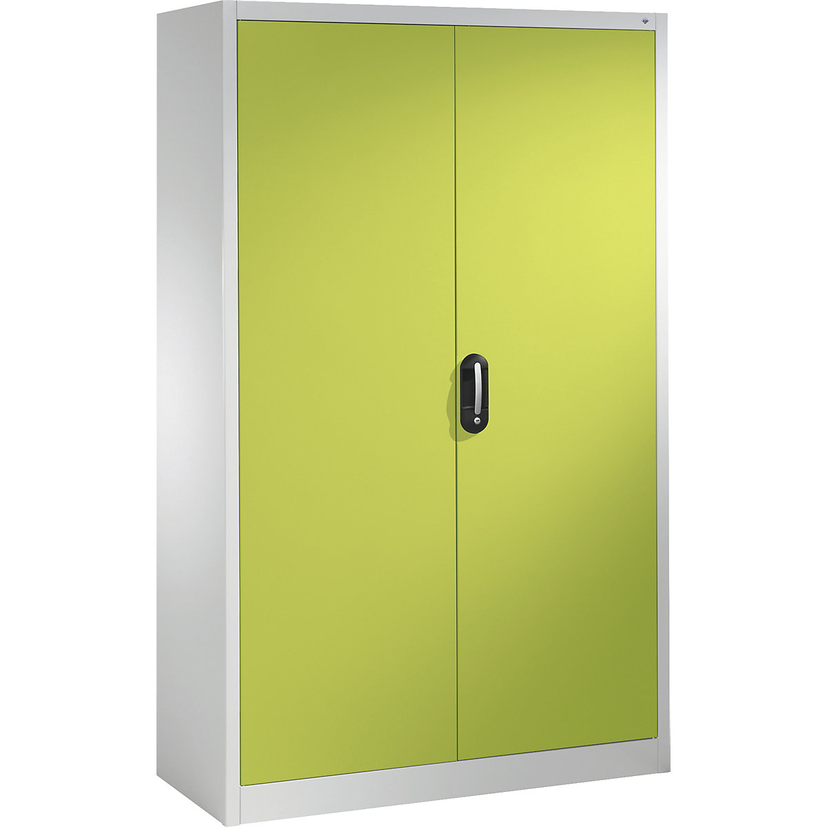 ACURADO universal cupboard – C+P, WxD 1200 x 500 mm, light grey / viridian green-20