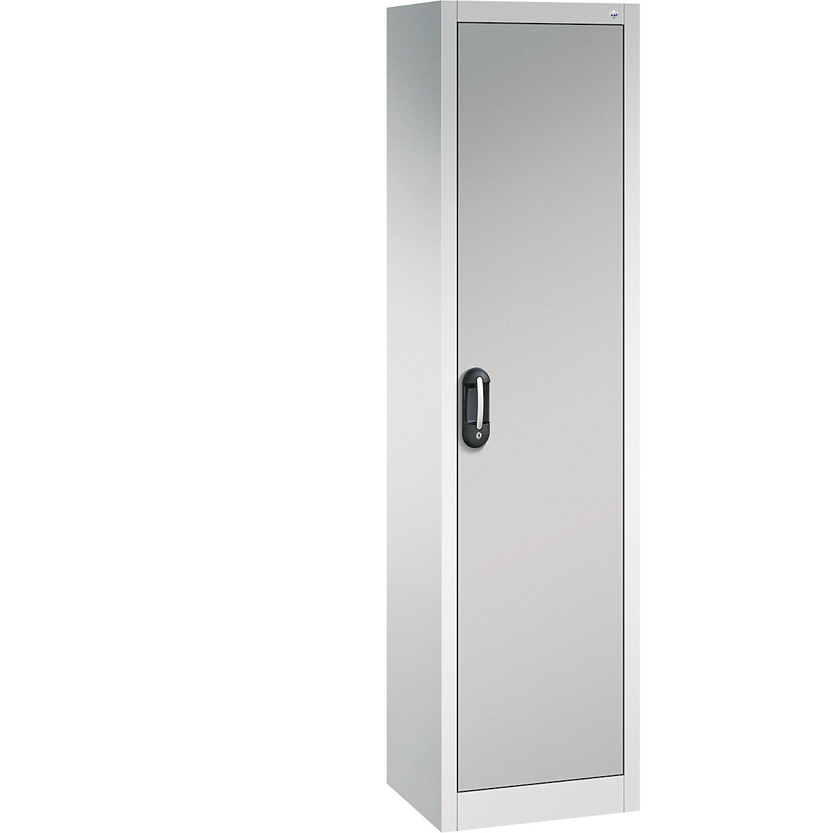 ACURADO universal cupboard – C+P, WxD 500 x 400 mm, light grey / white aluminium-11
