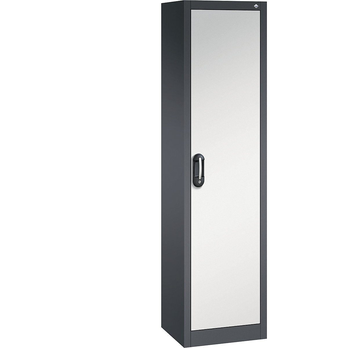 ACURADO universal cupboard – C+P, WxD 500 x 400 mm, black grey / light grey-24