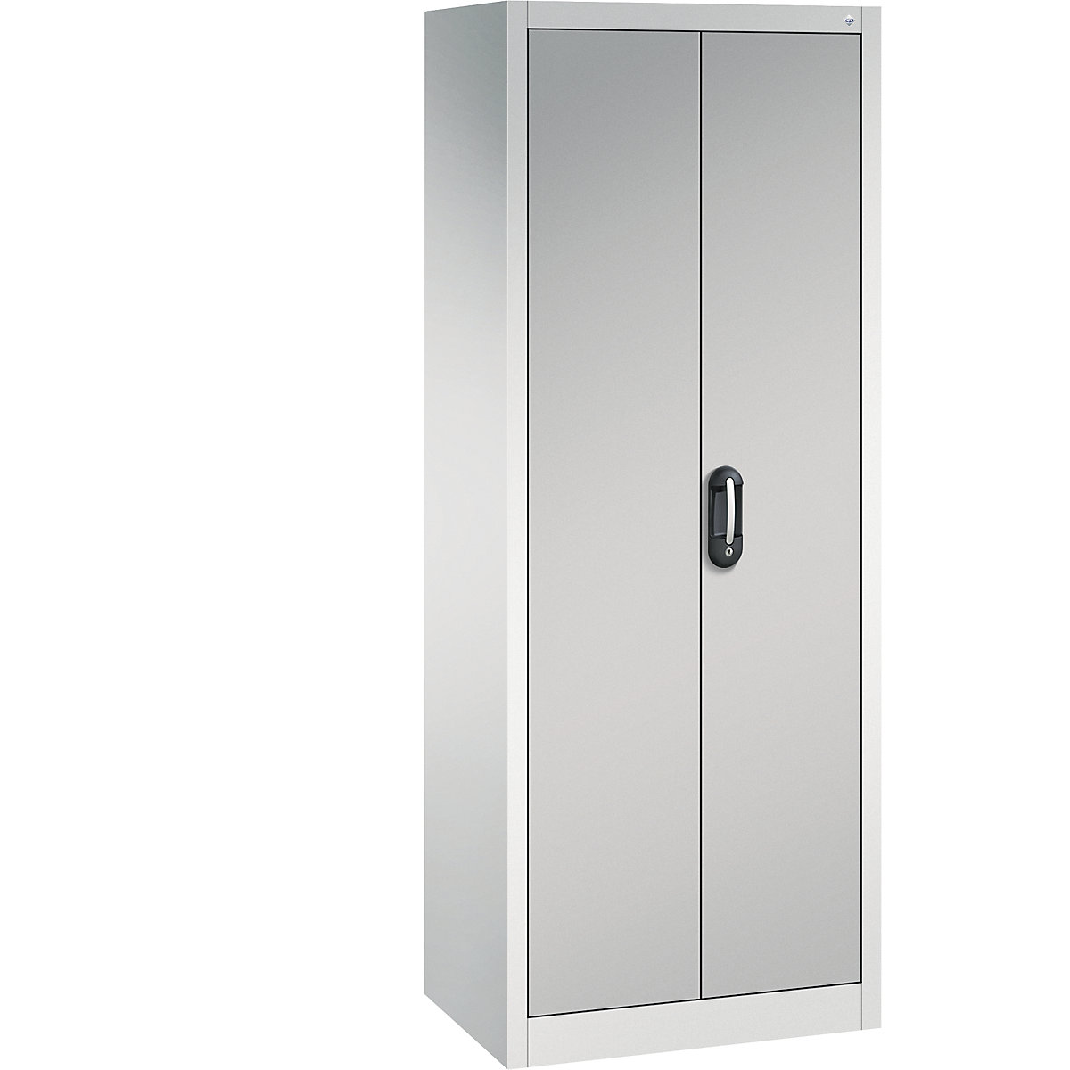 ACURADO universal cupboard – C+P, WxD 700 x 500 mm, light grey / white aluminium-17