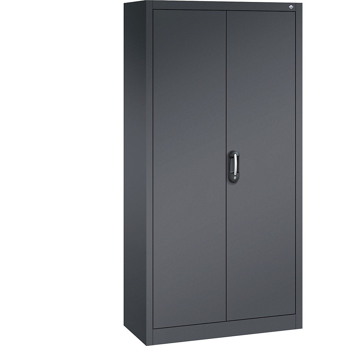 ACURADO universal cupboard – C+P, WxD 930 x 400 mm, black grey / black grey, 2+ items-28