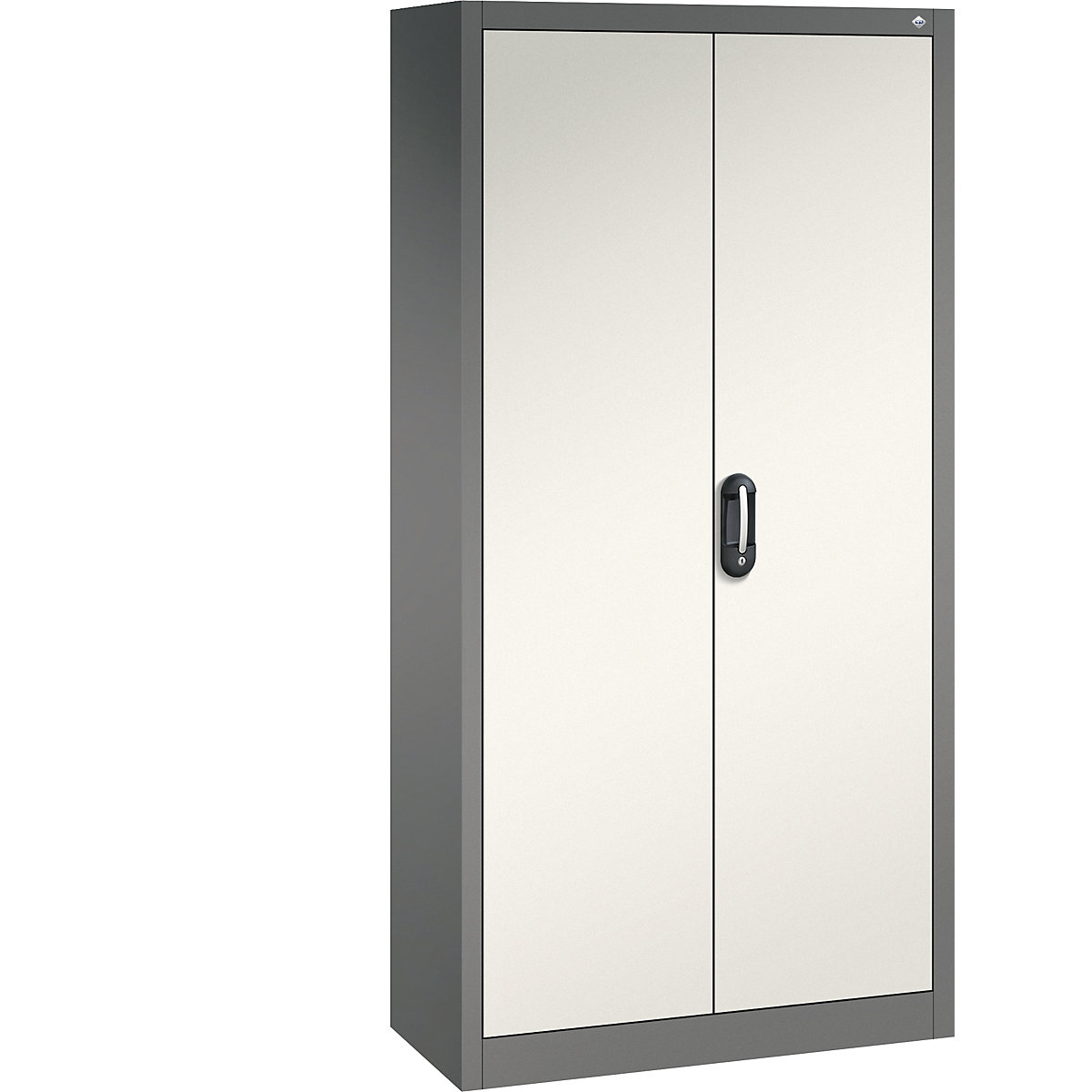 ACURADO universal cupboard – C+P, WxD 930 x 400 mm, volcanic grey / oyster white-35