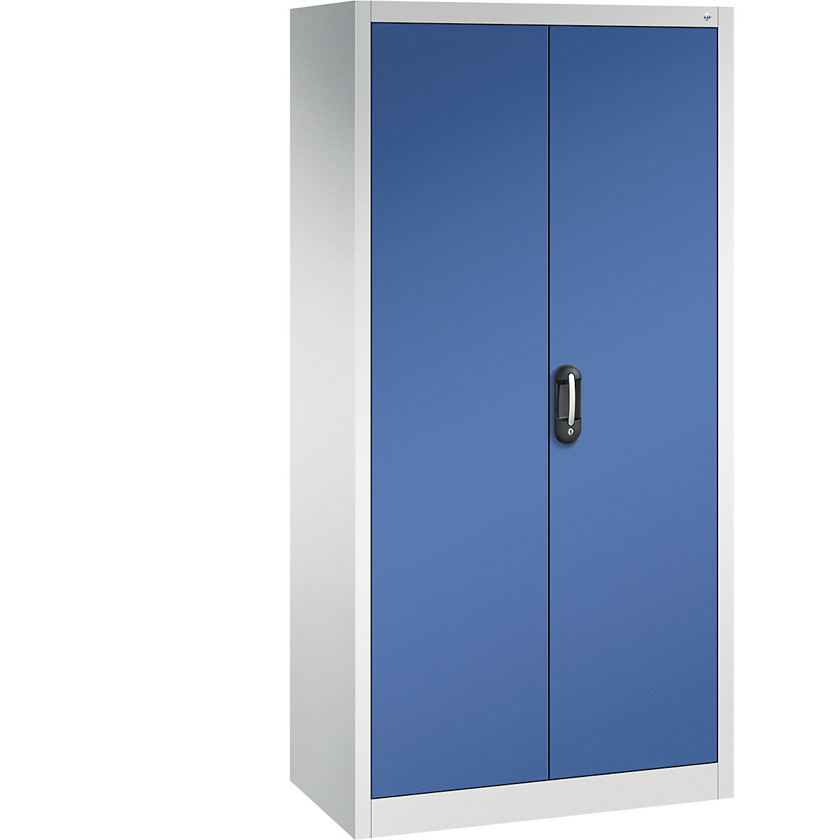 ACURADO universal cupboard – C+P, WxD 930 x 500 mm, light grey / gentian blue-24