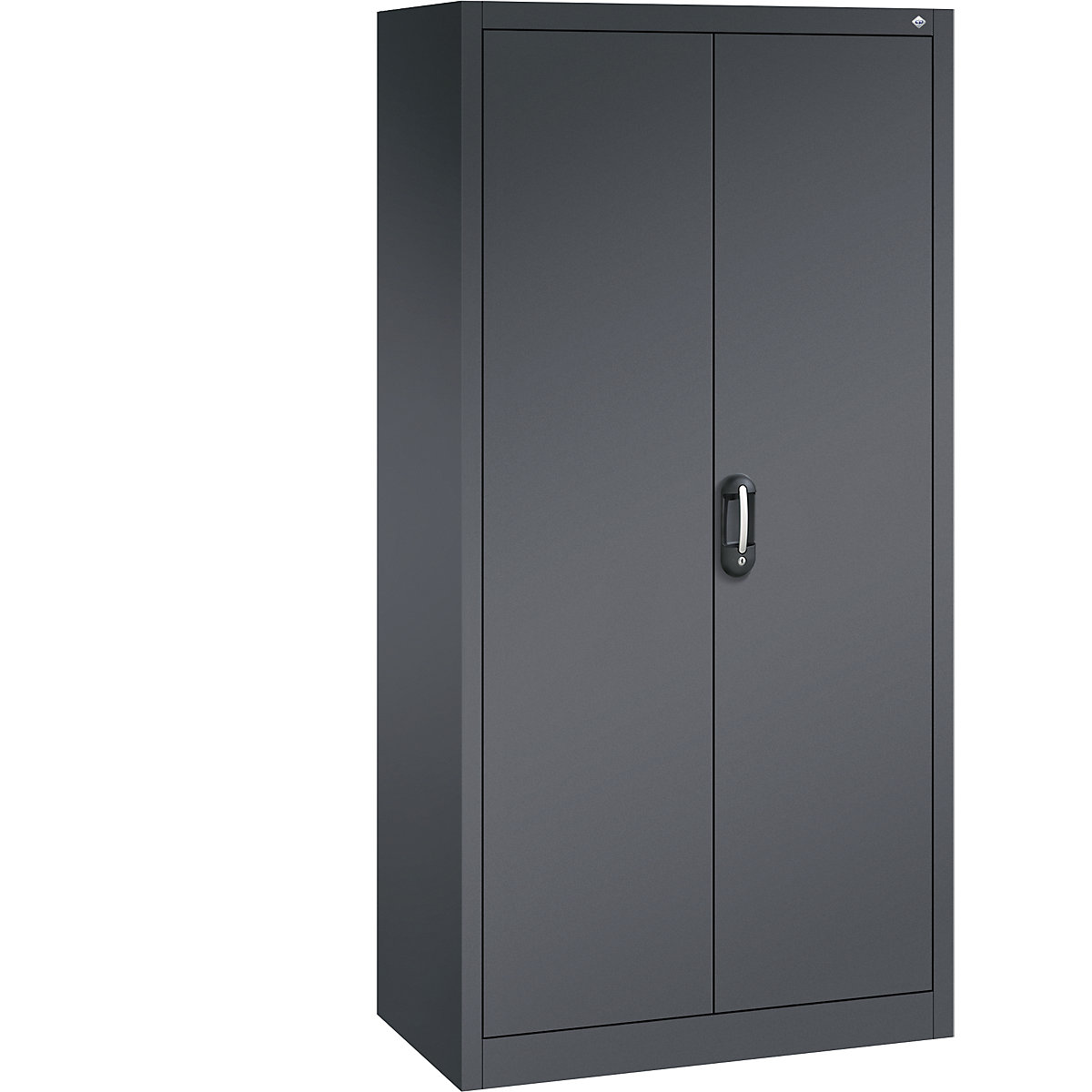 ACURADO universal cupboard – C+P, WxD 930 x 500 mm, black grey / black grey-22