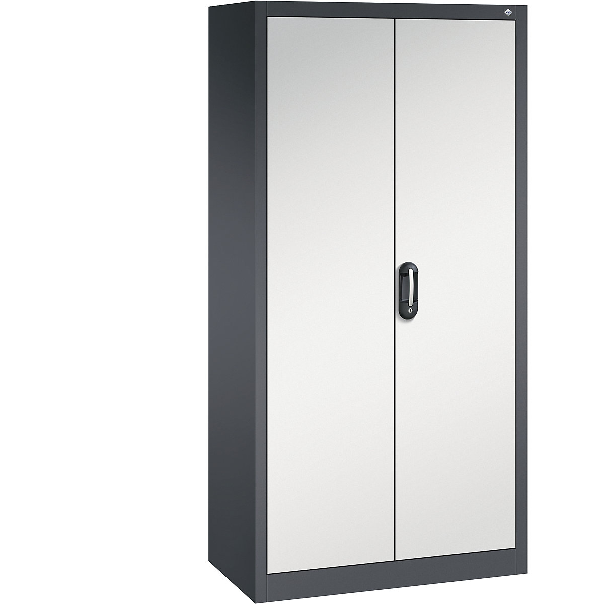 ACURADO universal cupboard – C+P, WxD 930 x 500 mm, black grey / light grey-13