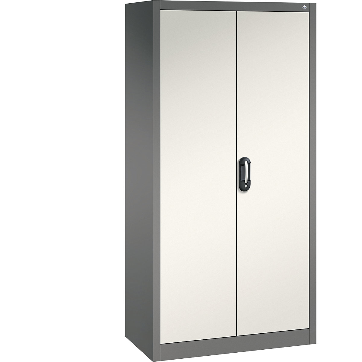 ACURADO universal cupboard – C+P, WxD 930 x 500 mm, volcanic grey / oyster white-30