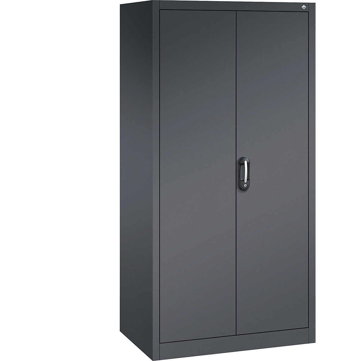 ACURADO universal cupboard – C+P, WxD 930 x 600 mm, black grey / black grey-18