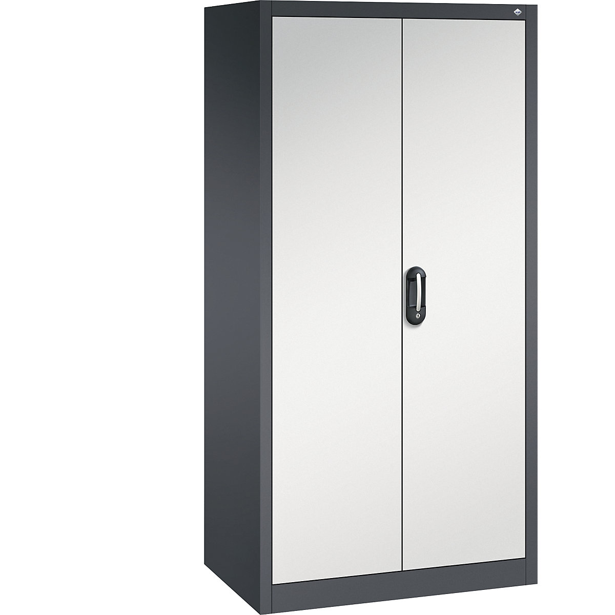 ACURADO universal cupboard – C+P, WxD 930 x 600 mm, black grey / light grey-22