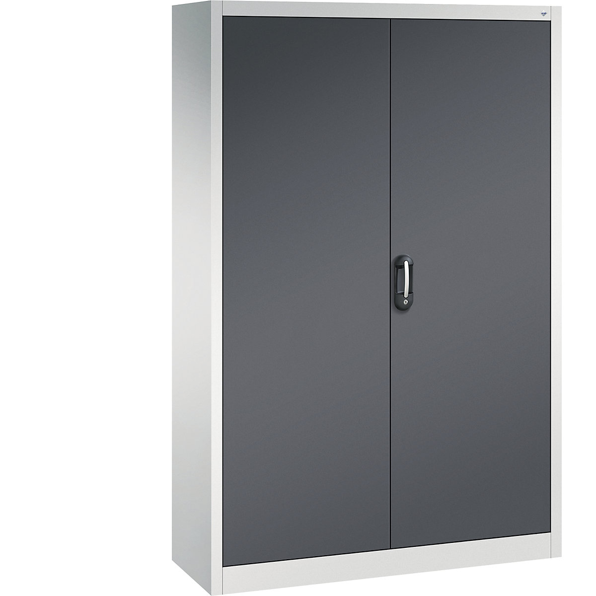 ACURADO universal cupboard – C+P, WxD 1200 x 400 mm, light grey / black grey-21