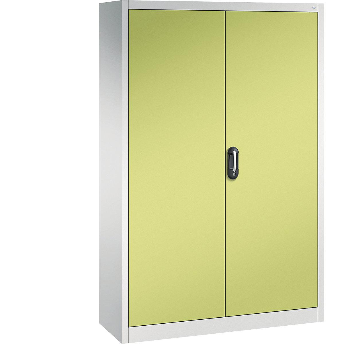 ACURADO universal cupboard – C+P, WxD 1200 x 400 mm, light grey / viridian green-17