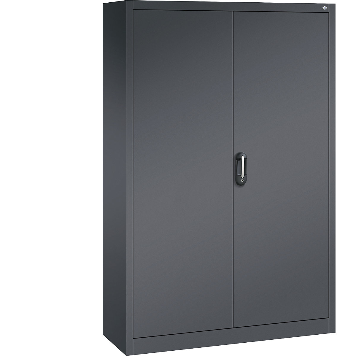 ACURADO universal cupboard – C+P, WxD 1200 x 400 mm, black grey / black grey-29