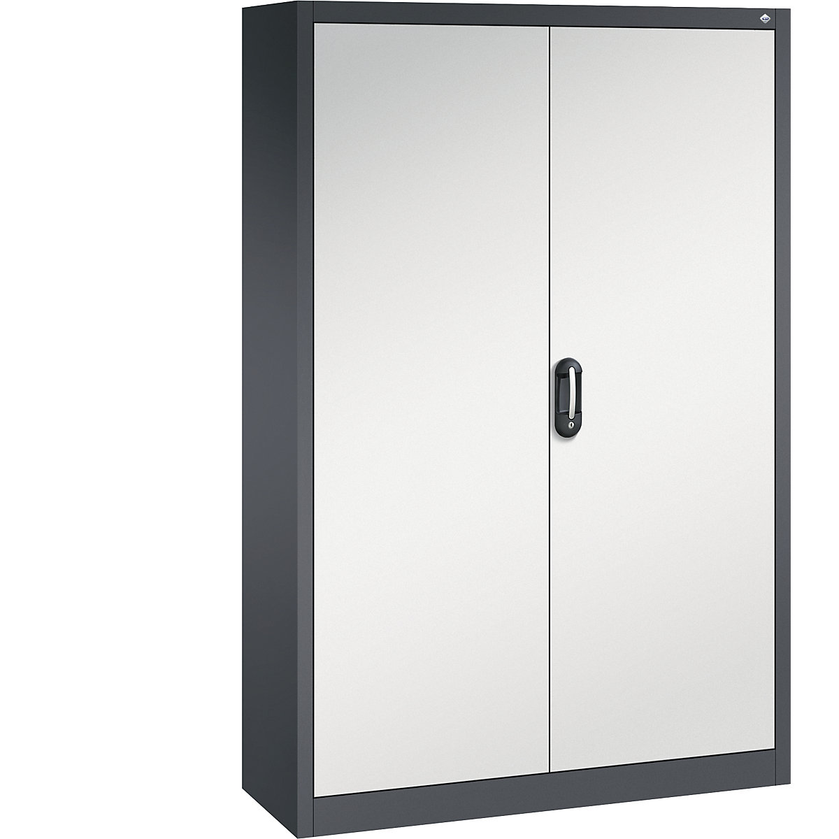 ACURADO universal cupboard – C+P, WxD 1200 x 400 mm, black grey / light grey-14