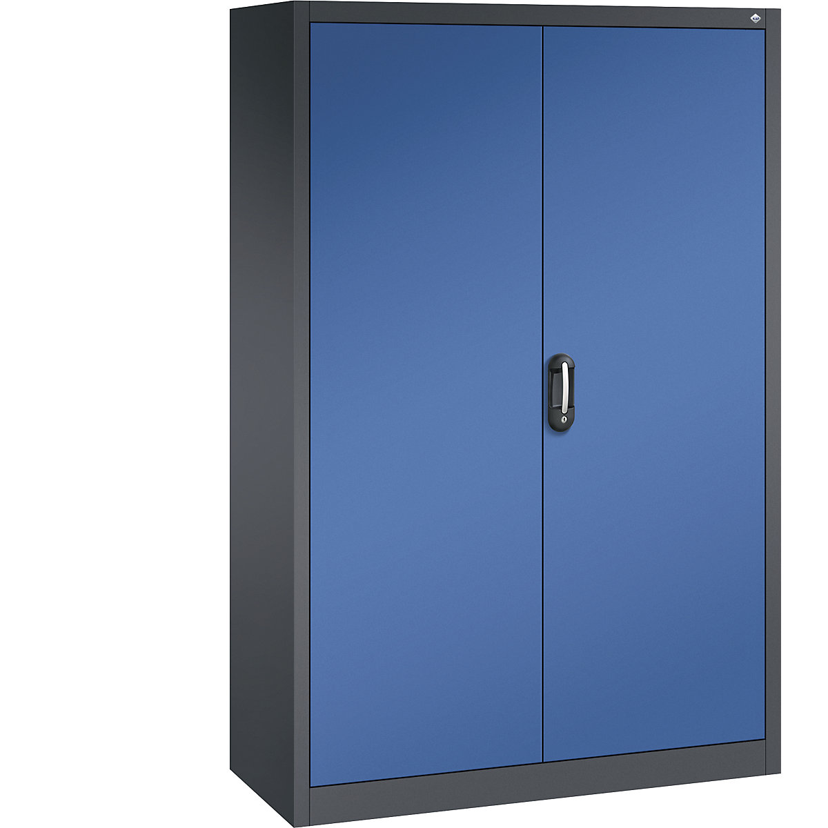 ACURADO universal cupboard – C+P, WxD 1200 x 500 mm, black grey / gentian blue-31