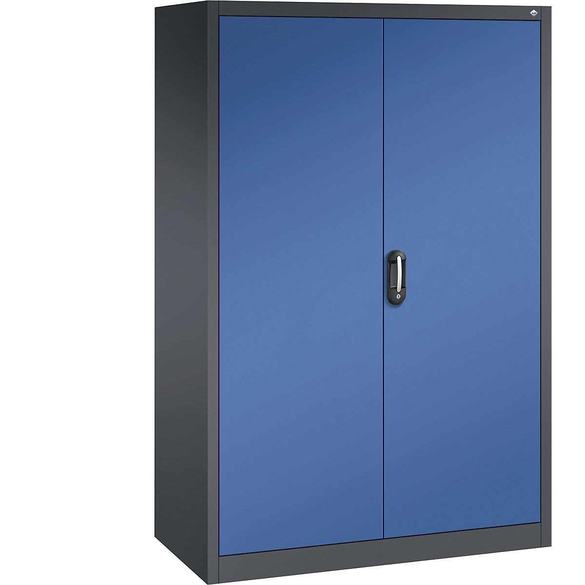 ACURADO universal cupboard – C+P, WxD 1200 x 600 mm, black grey / gentian blue-14