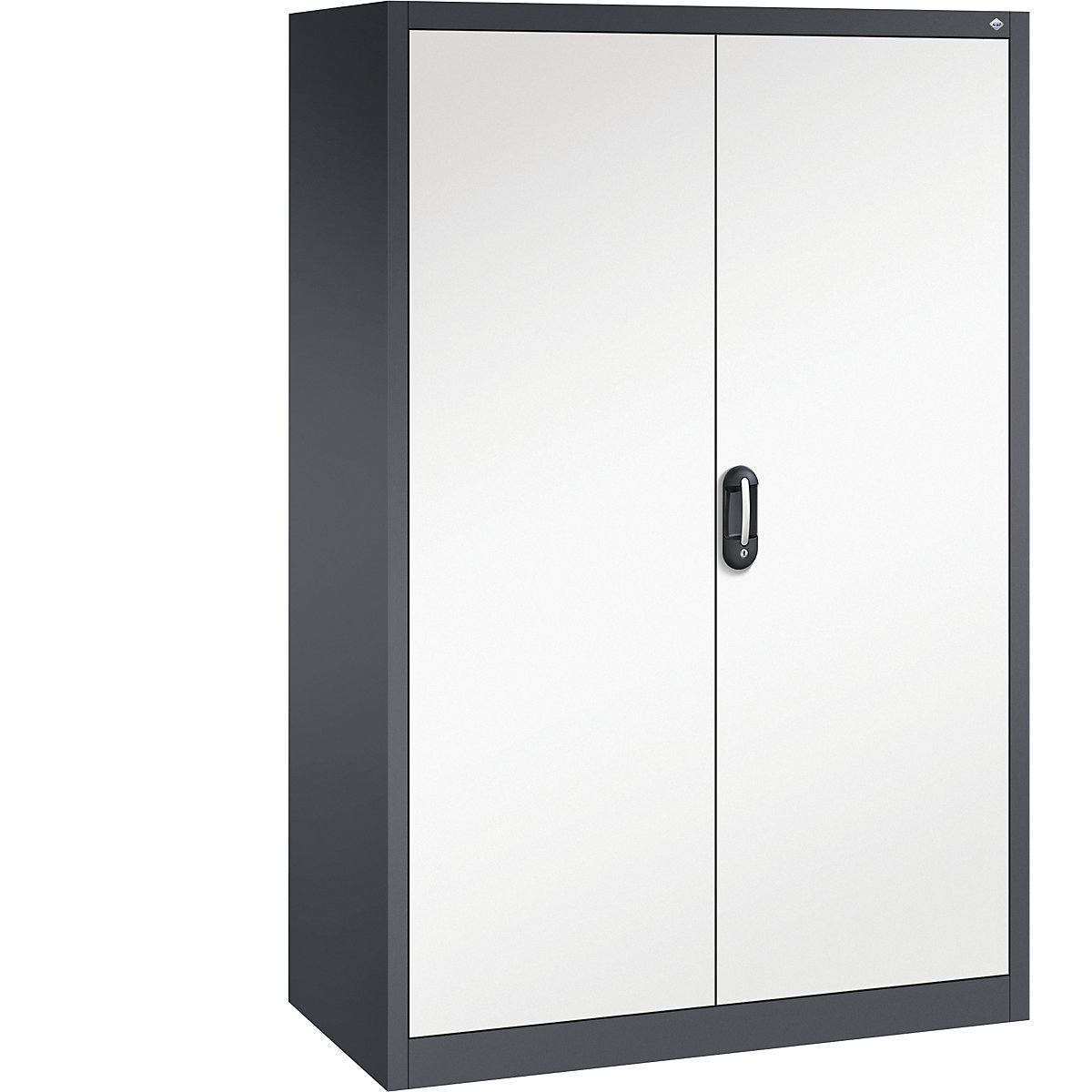 ACURADO universal cupboard – C+P, WxD 1200 x 600 mm, black grey / pure white-11
