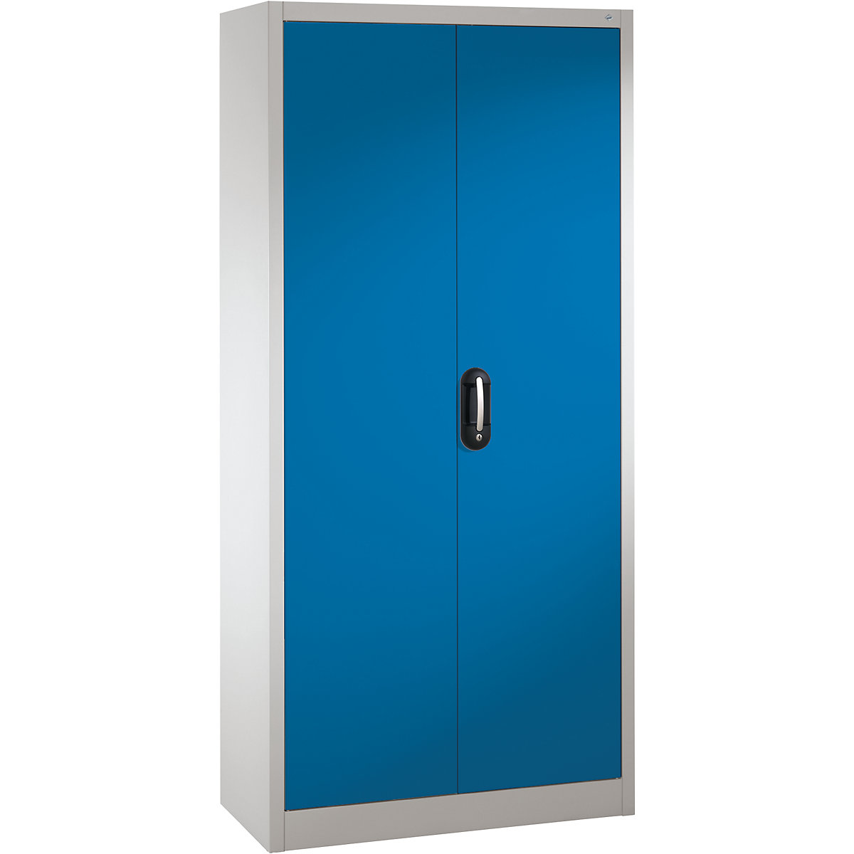 ACURADO universal cupboard – C+P, WxD 930 x 400 mm, light grey / light blue, 2+ items-13