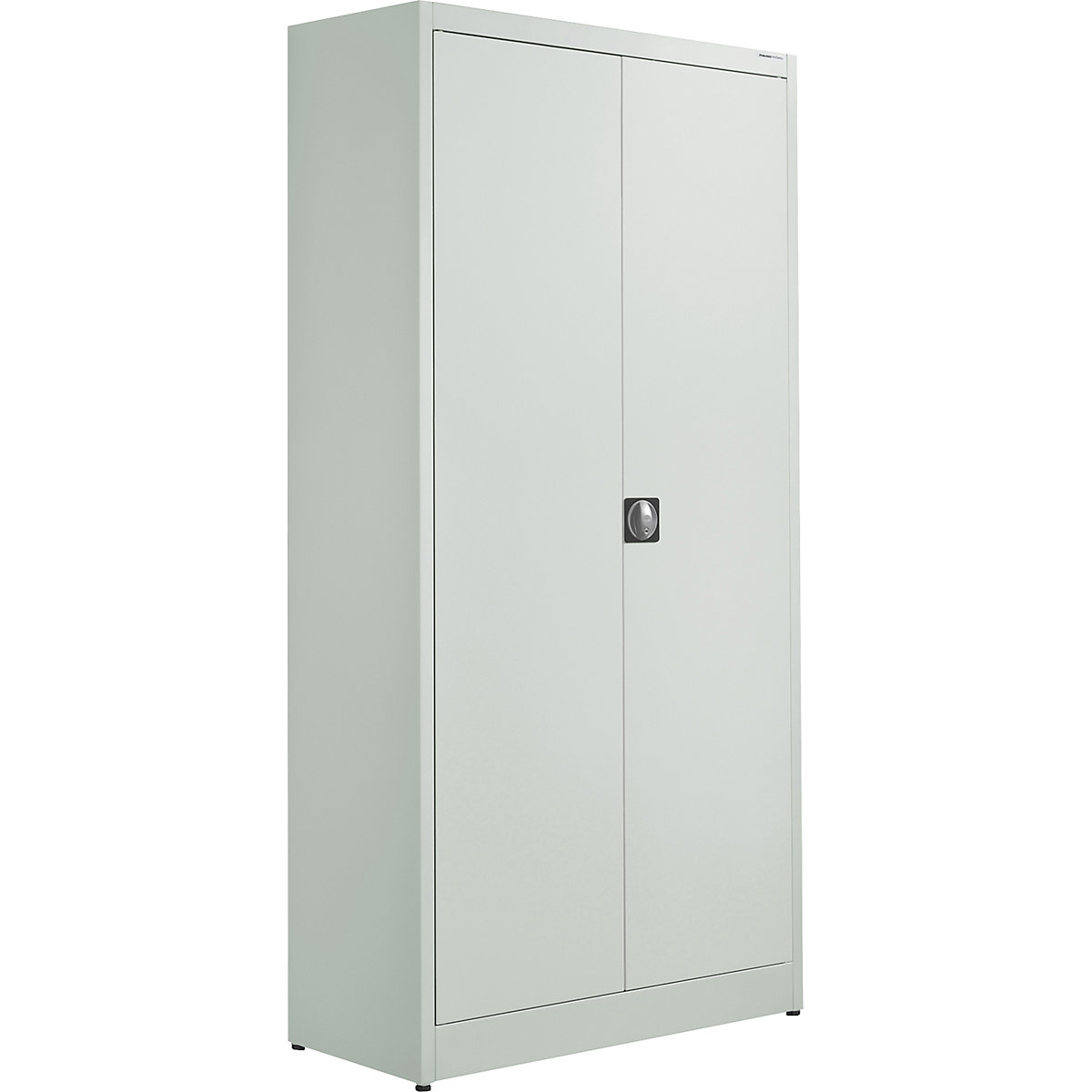 mauser – ARCOS hinged door cupboard, 4 shelves, HxWxD 1950 x 950 x 420 mm, light grey