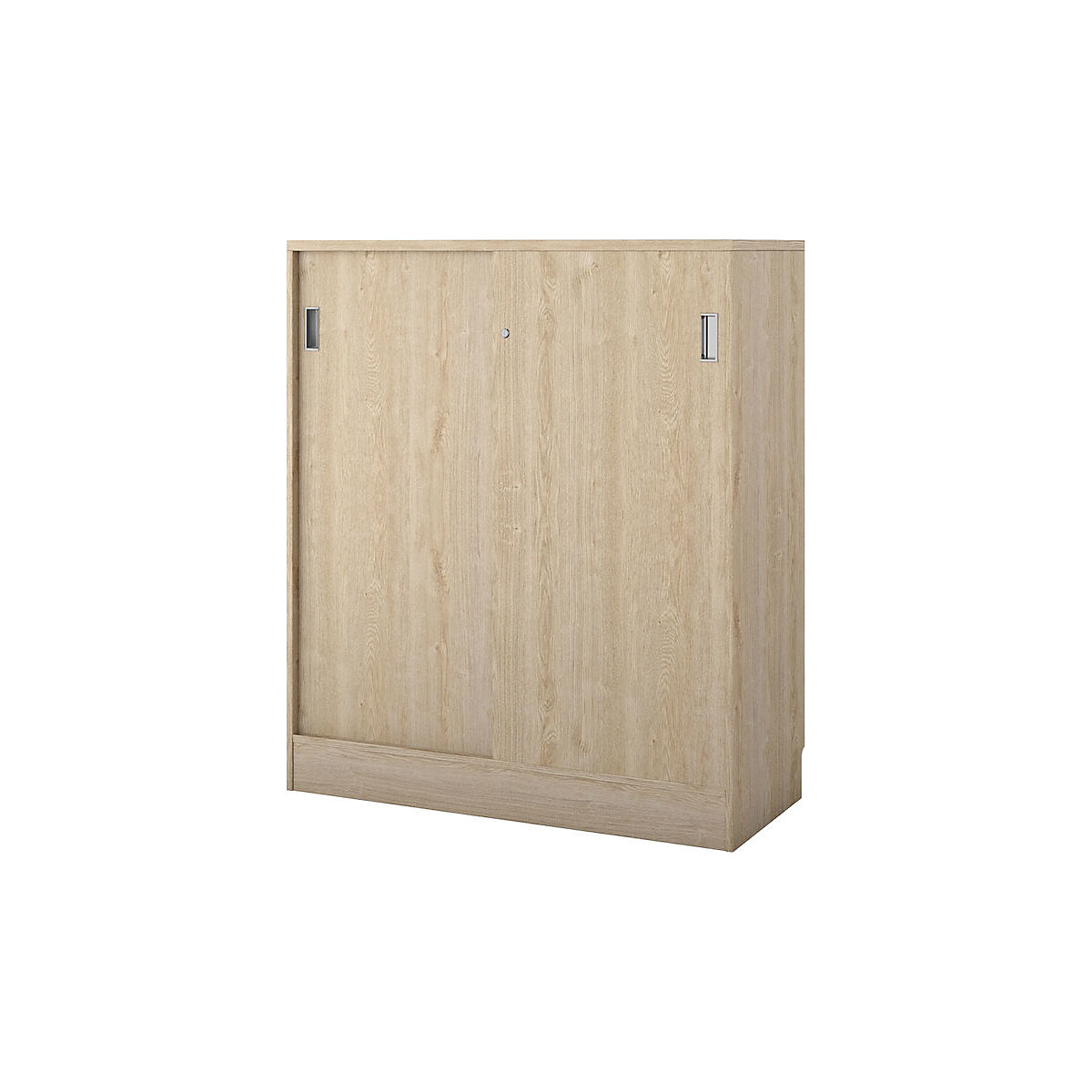Chicago cupboard with sliding doors, HxWxD 1353 x 1215 x 400 mm, oak-10