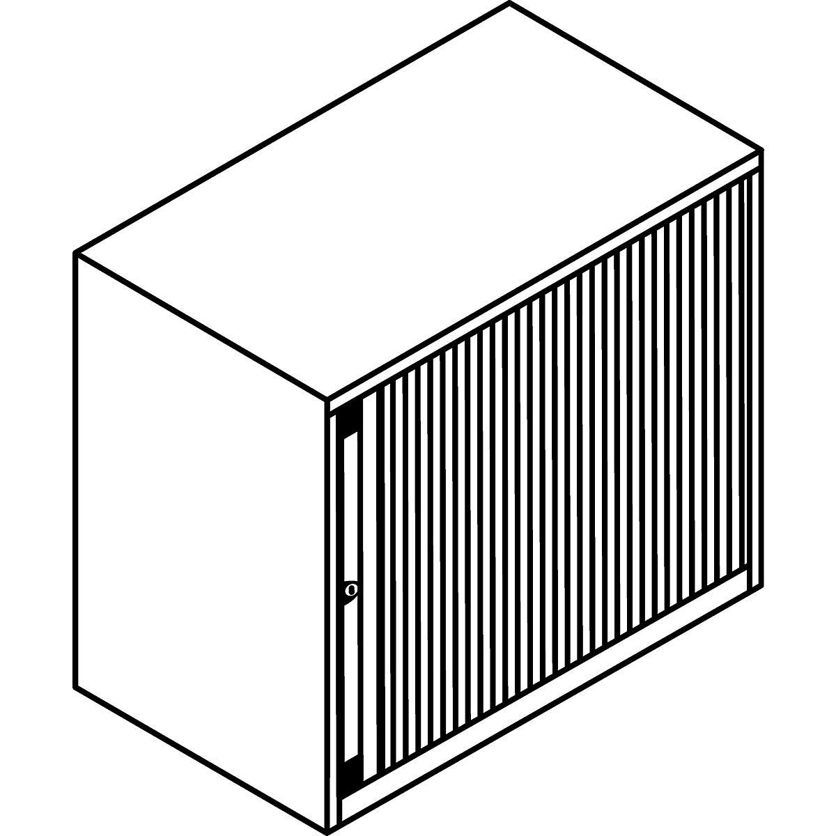 EURO roller shutter cupboard – BISLEY (Product illustration 2)-1