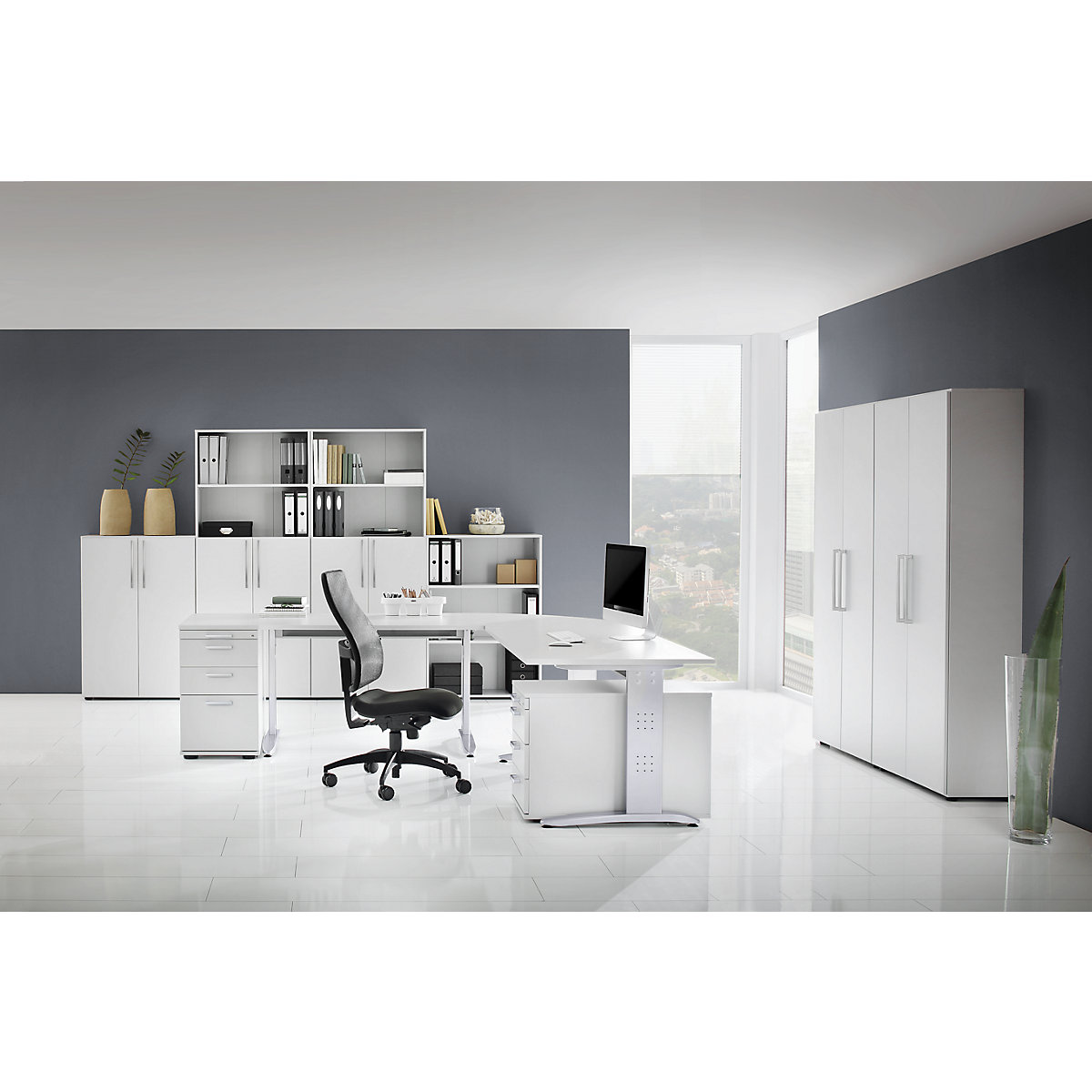 Office cupboard NICOLA – eurokraft pro (Product illustration 4)-3