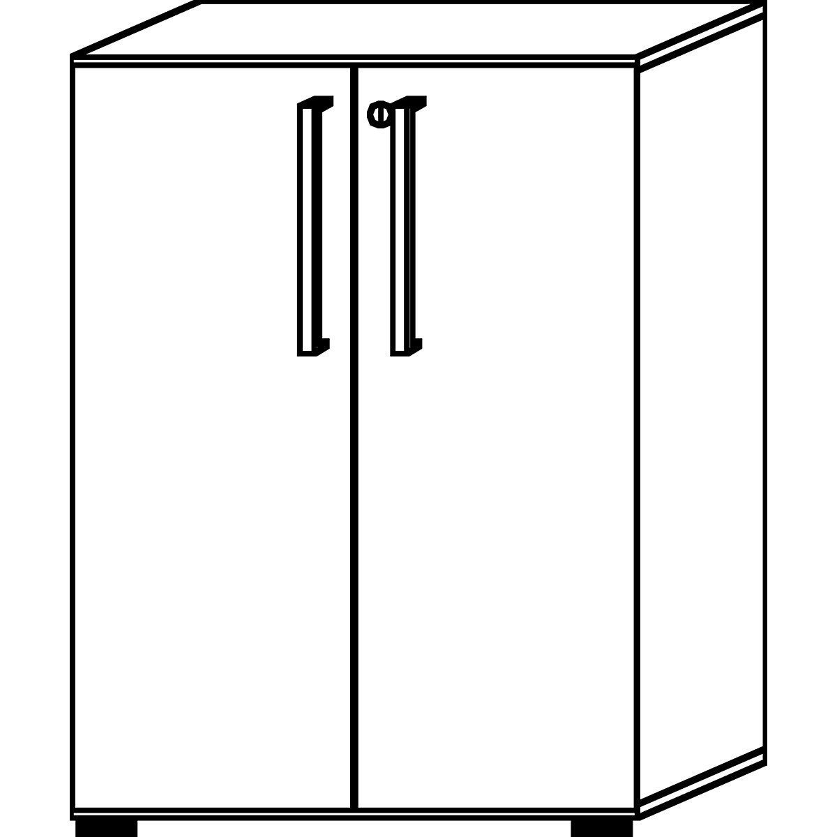Office cupboard – eurokraft pro (Product illustration 6)-5
