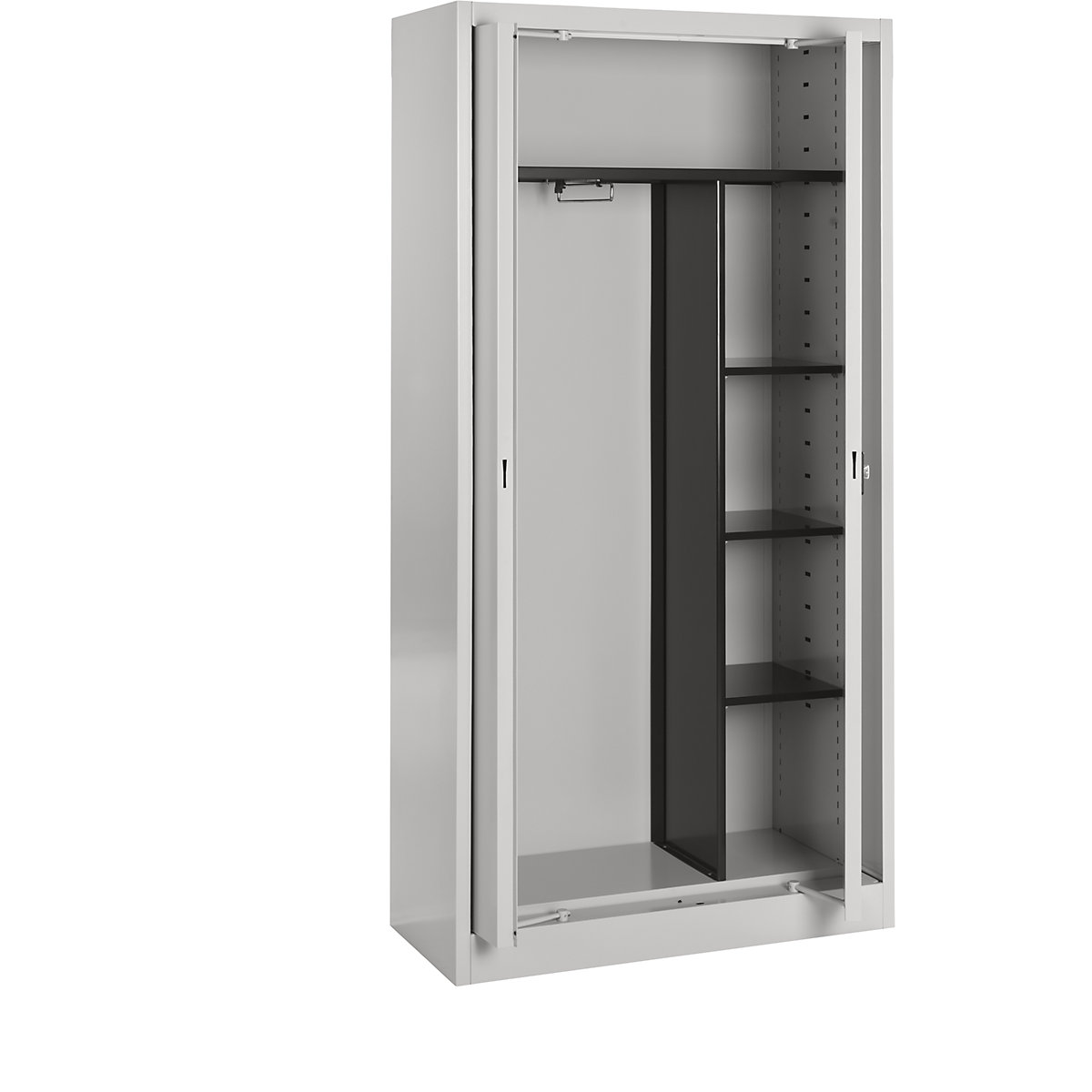 Steel cupboard with flush doors - mauser