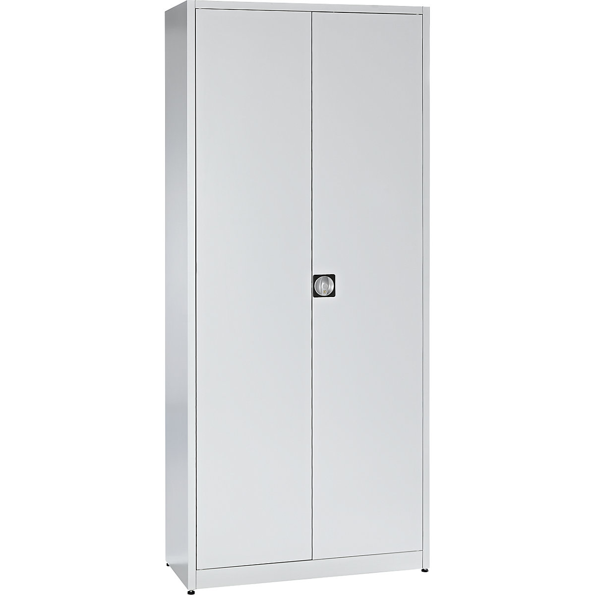 Universal cupboard, extra high – mauser, HxWxD 2200 x 950 x 420 mm, white aluminium, 3+ items-5