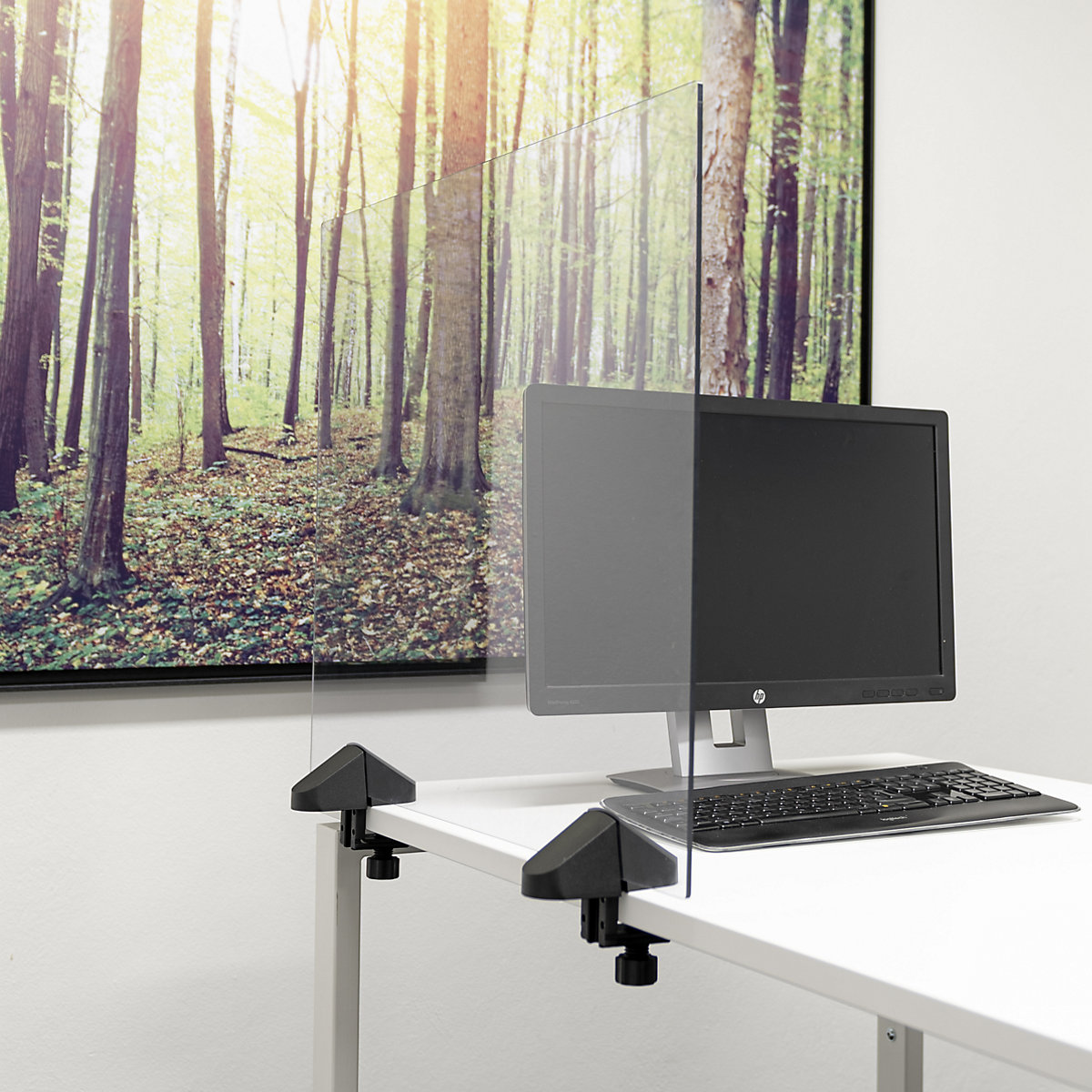 Desk partition for a double workplace (Product illustration 18)-17