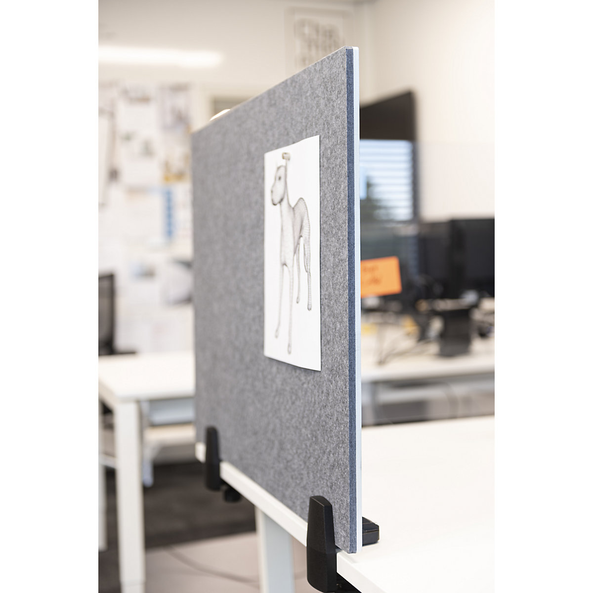 Desk partition for an individual workplace (Product illustration 6)-5