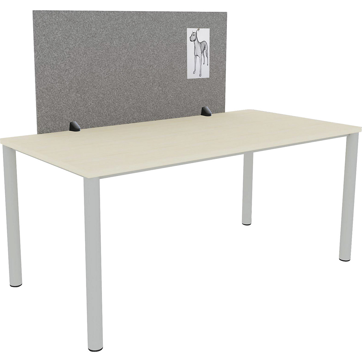 Desk partition for an individual workplace (Product illustration 22)-21
