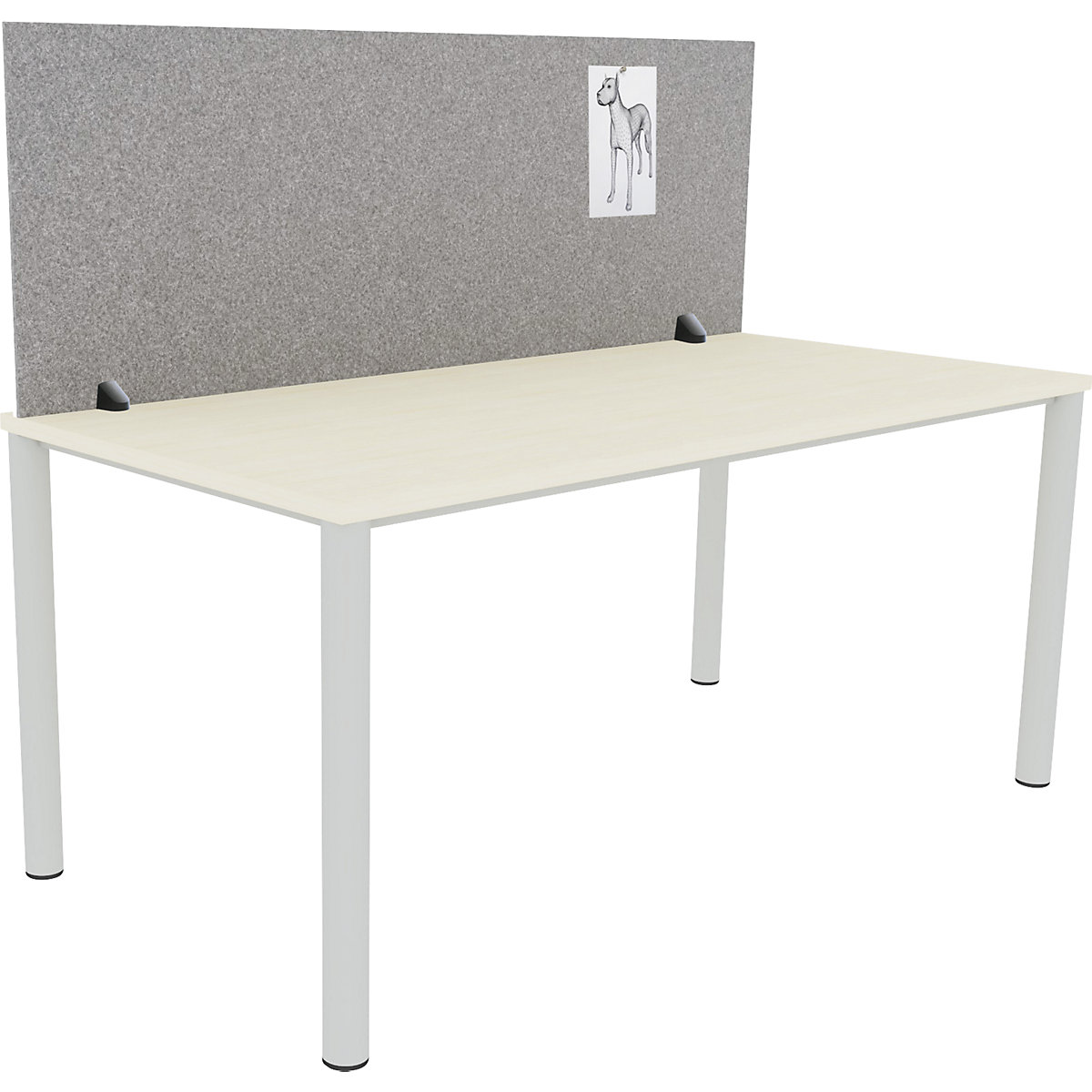 Desk partition for an individual workplace (Product illustration 20)-19