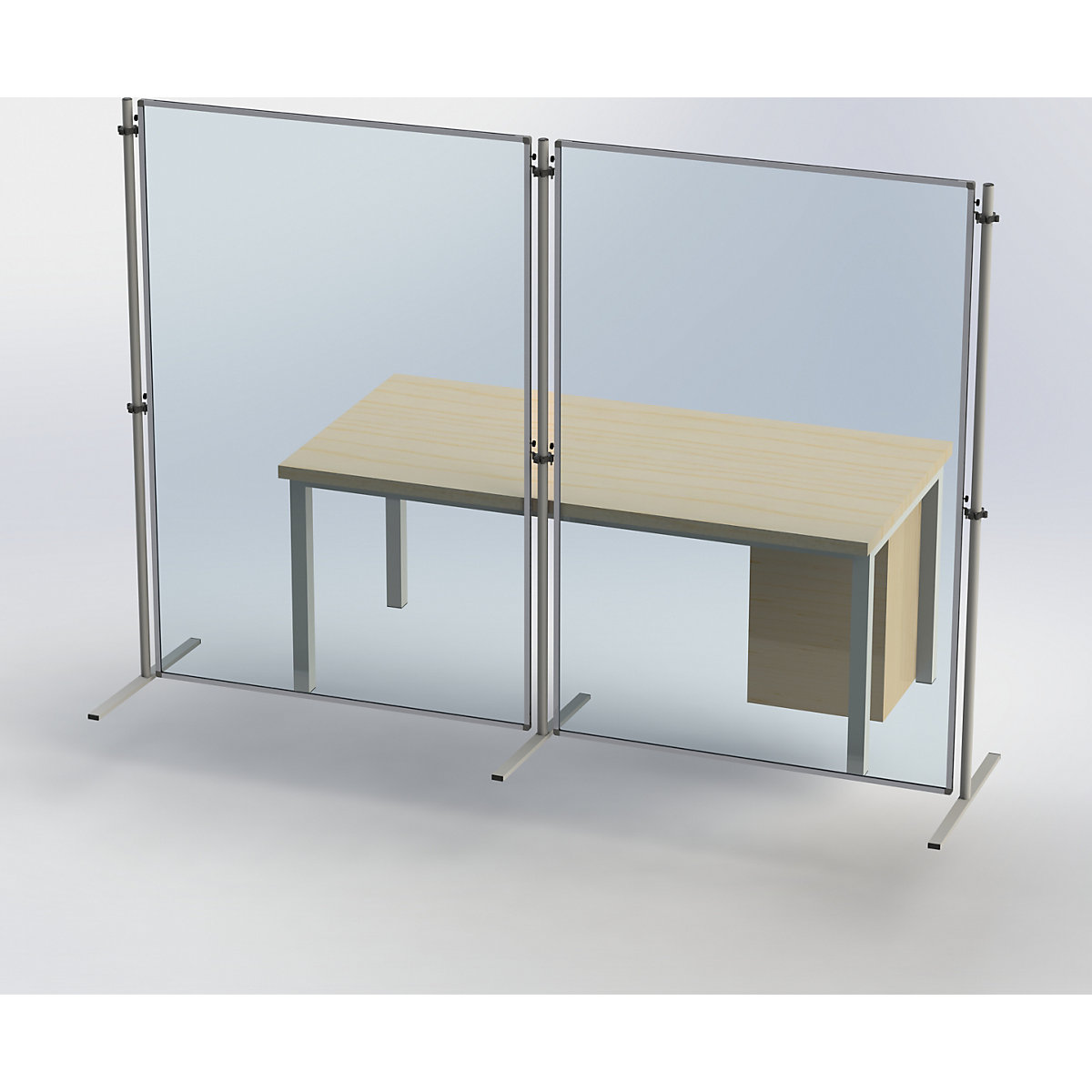 Functional partition made of acrylic glass (Product illustration 3)-2