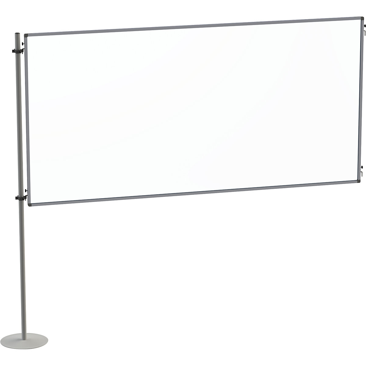 Functional partition made of acrylic glass: with round bases | KAISER+KRAFT