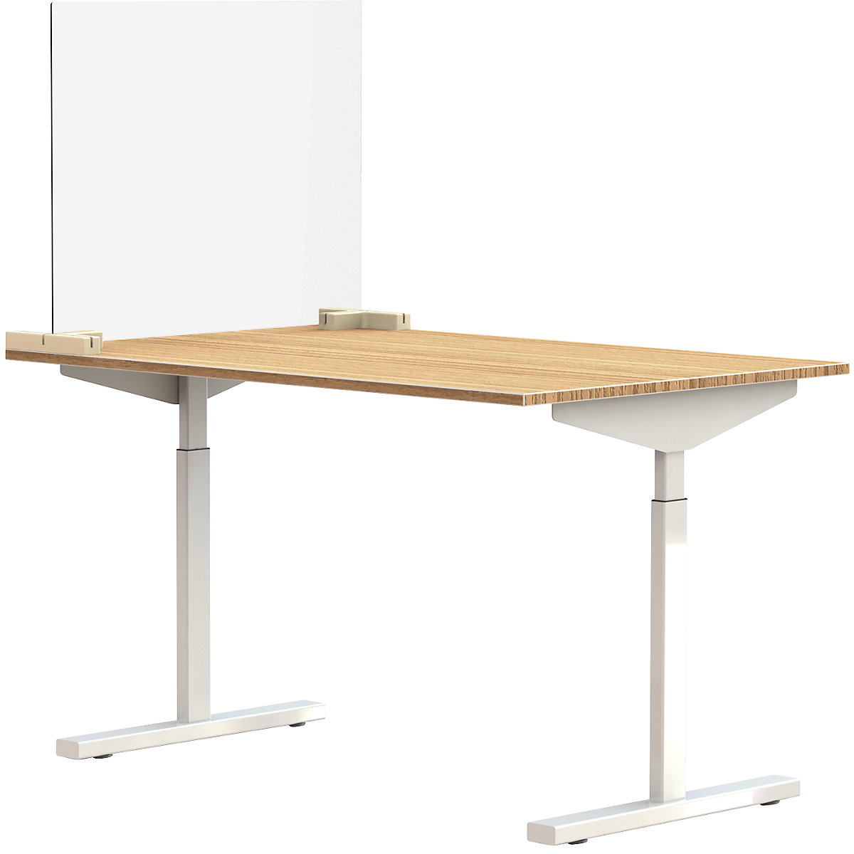 Partition For Desks/Tables: Incl. 2 T-Shaped Foot Connectors | Kaiserkraft