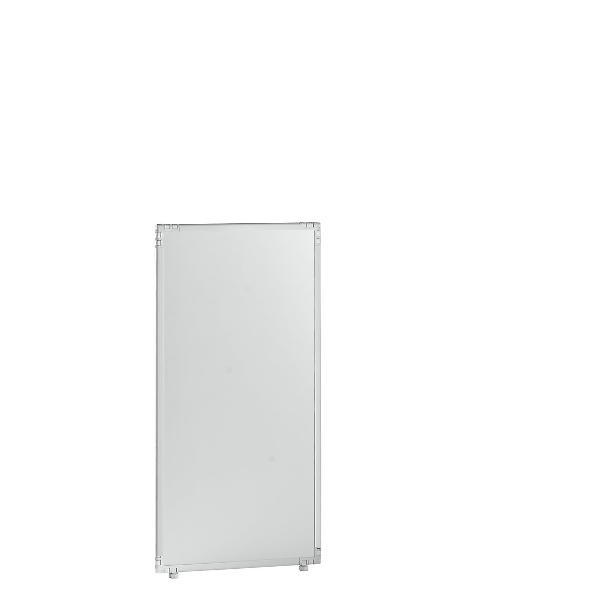 Partition, light grey plastic, frame, 650x1300 mm-11