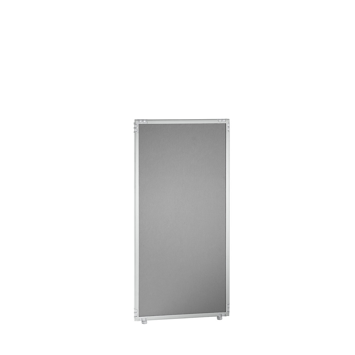 Partition, light grey felt, frame, 650x1300 mm-11