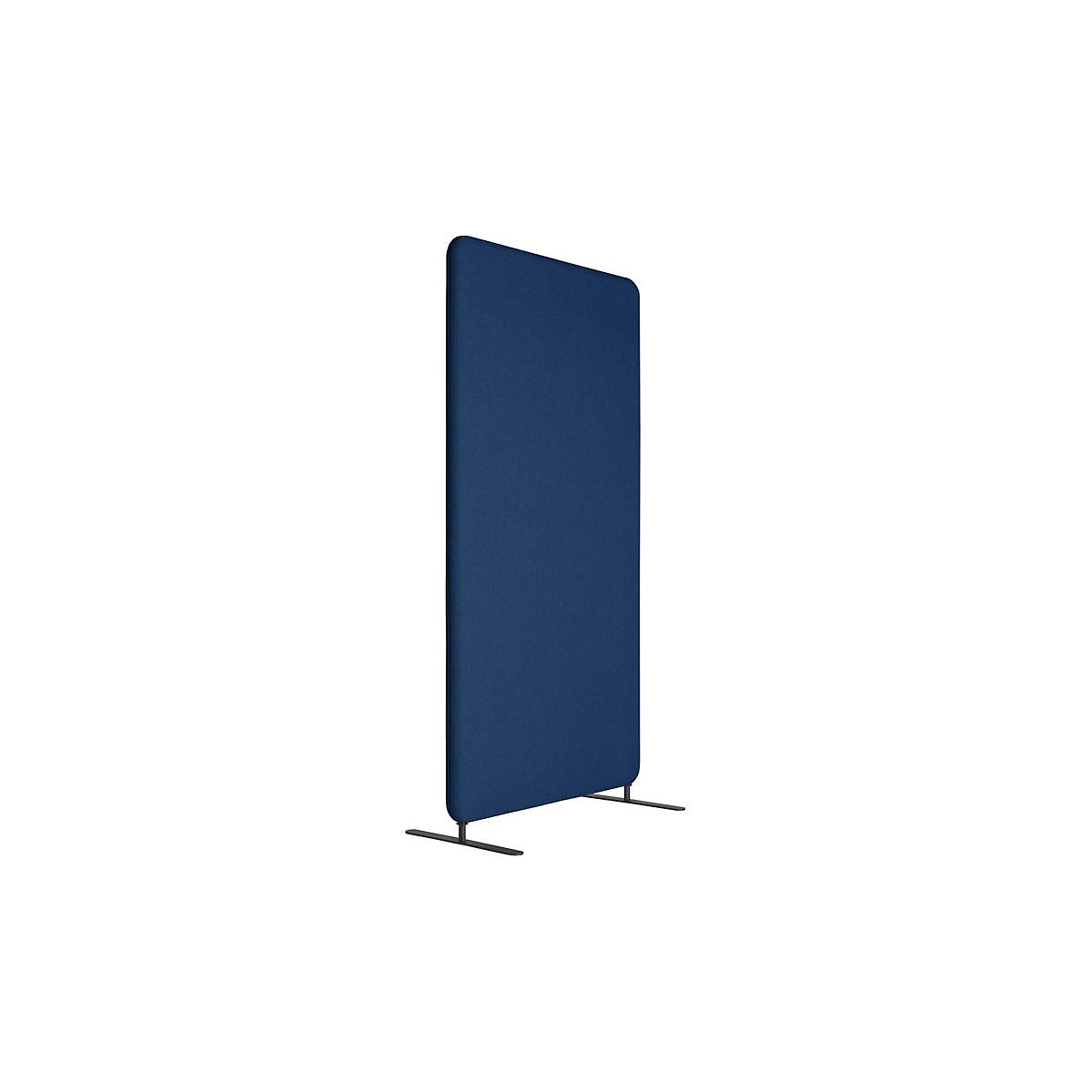 Softline Salsa acoustic partition, HxW 1700 x 800 mm, fabric, blue-2
